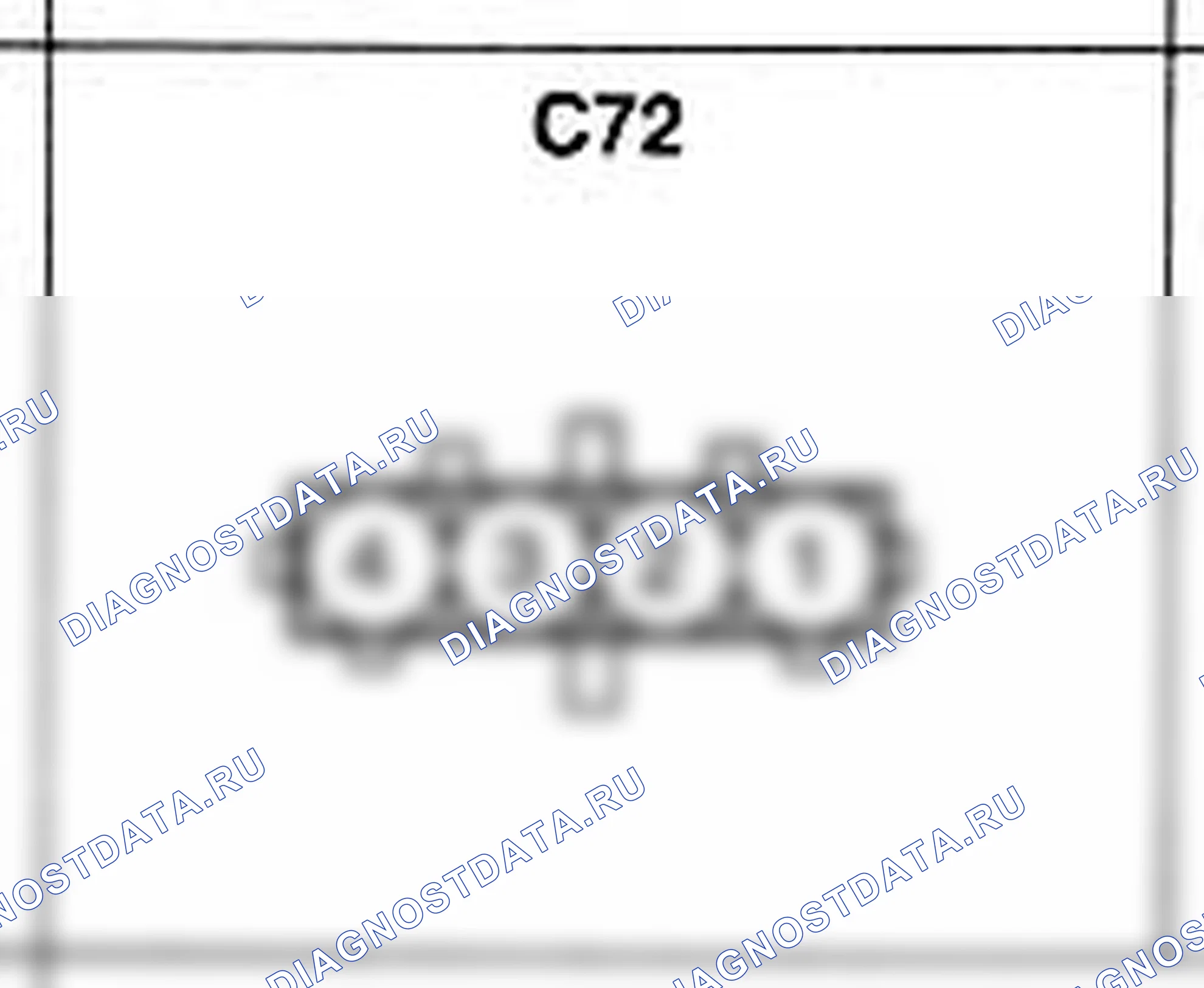 Распиновка разъёма C72 — жгута управления. Hyundai Atos MX