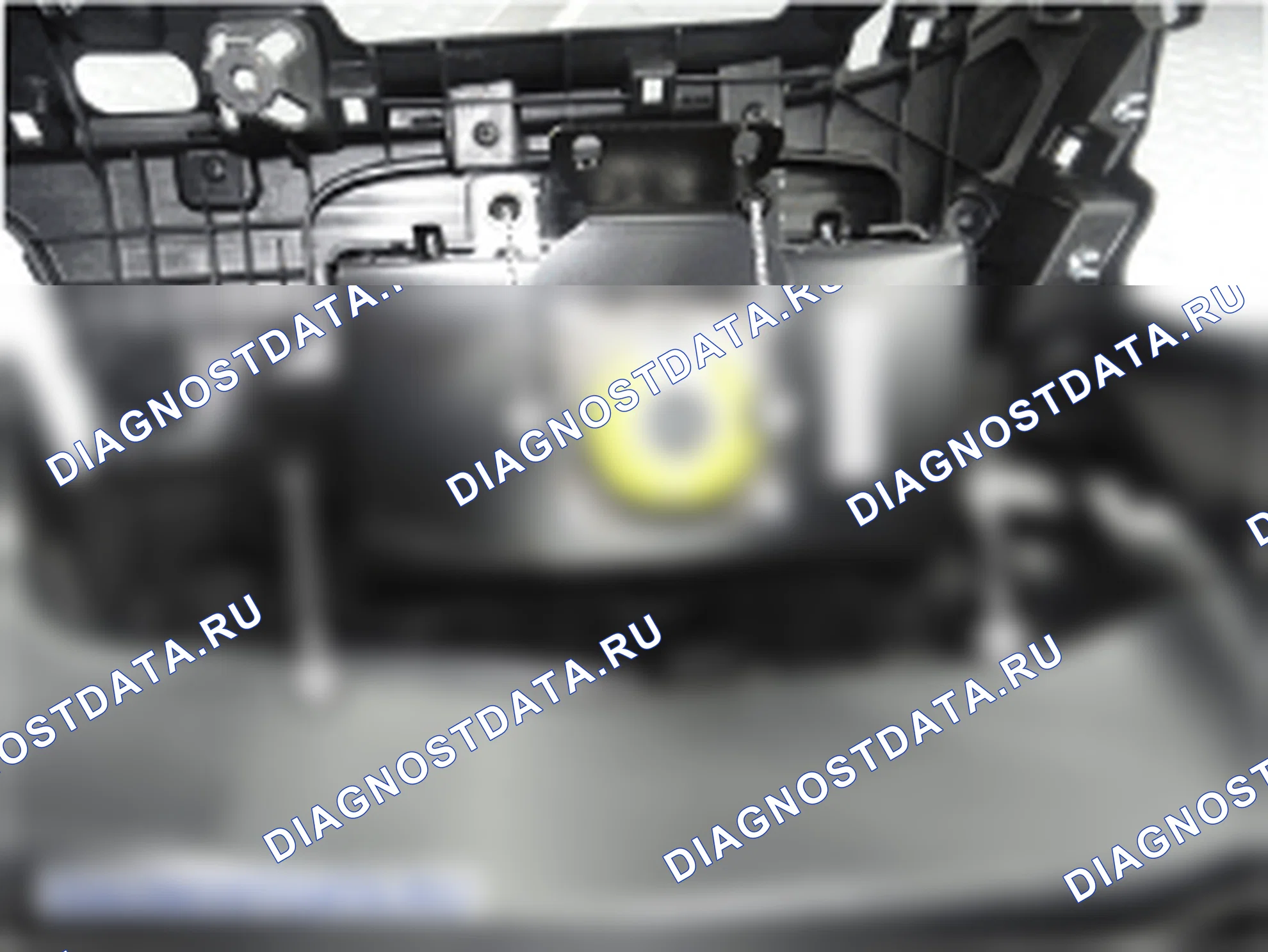 Снятие модуля подушки безопасности для пассажиров (PAB). Hyundai i20 GB