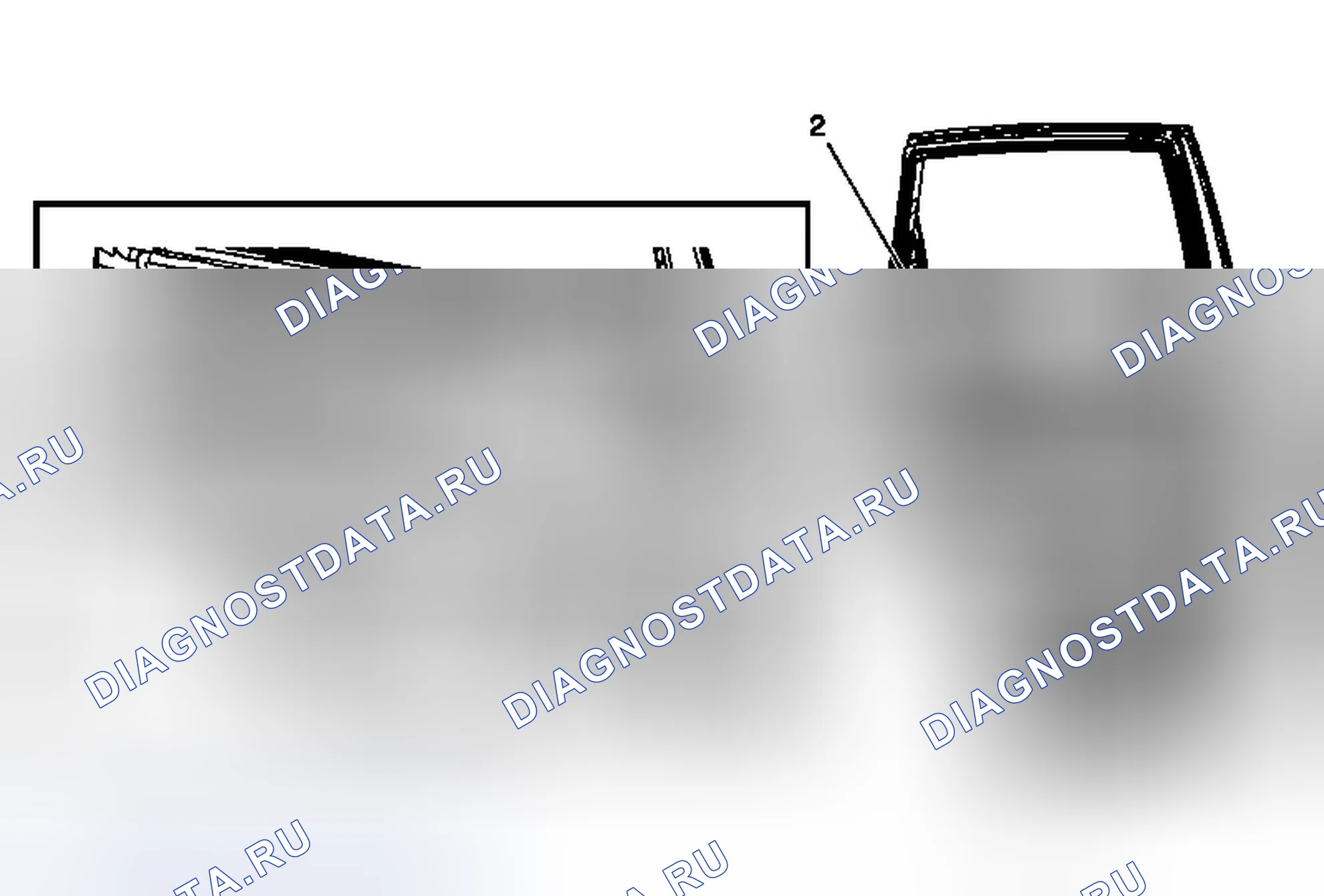 Рис. 22: Замена корпуса наружной ручки задней боковой двери. Chevrolet Captiva I рестайлинг 2