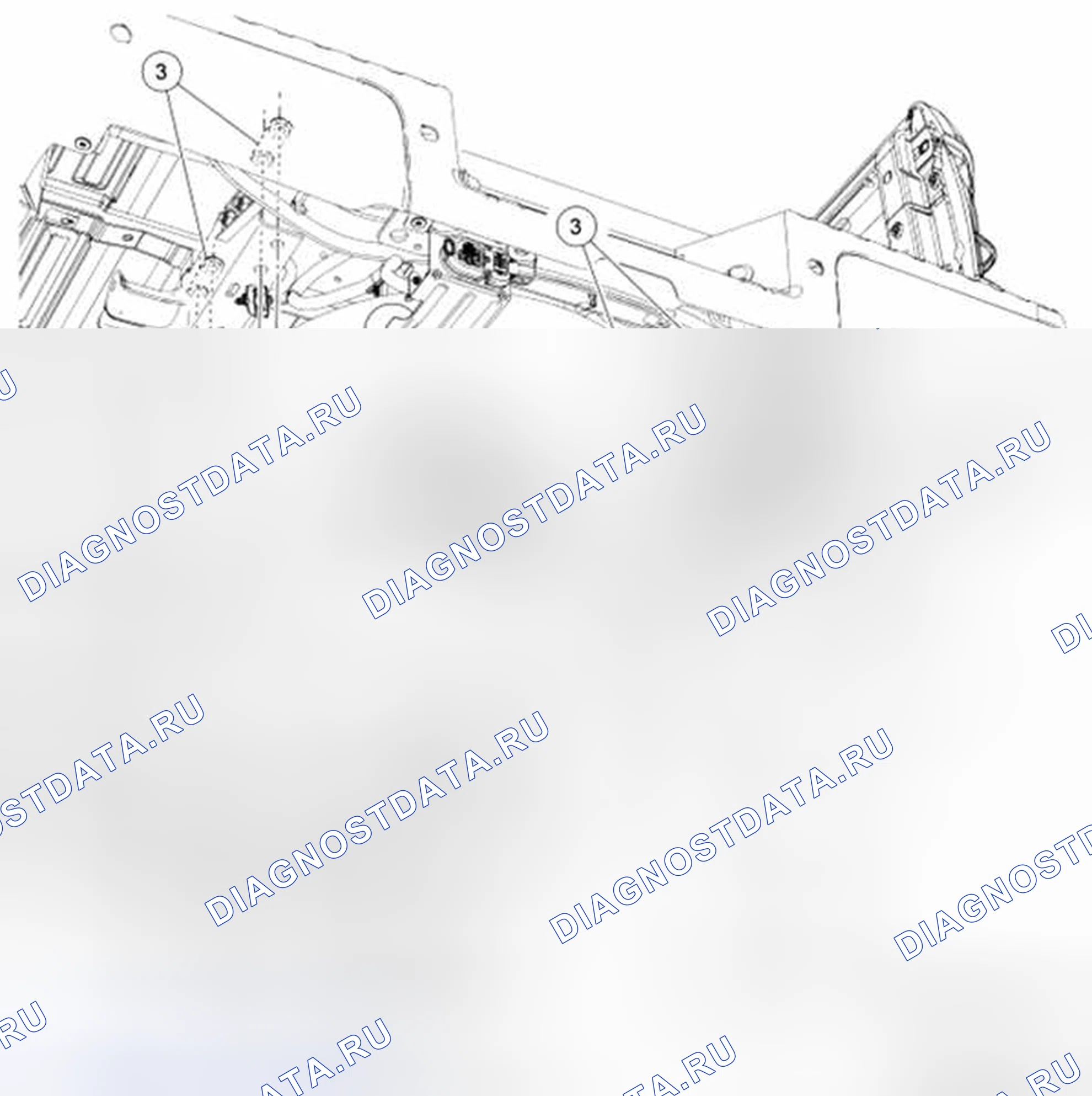 Рис. 68: Сцепка прицепа. Ford Pickup F250 Super Duty II