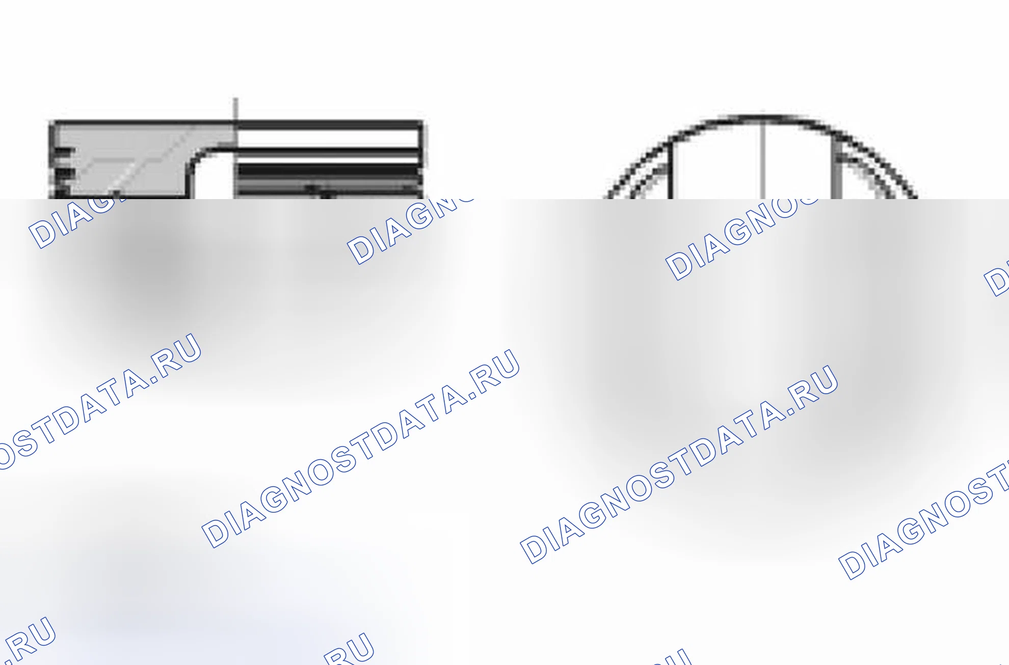 Рис. 1138: Поршни и поршневые кольца. BMW Z8 E52
