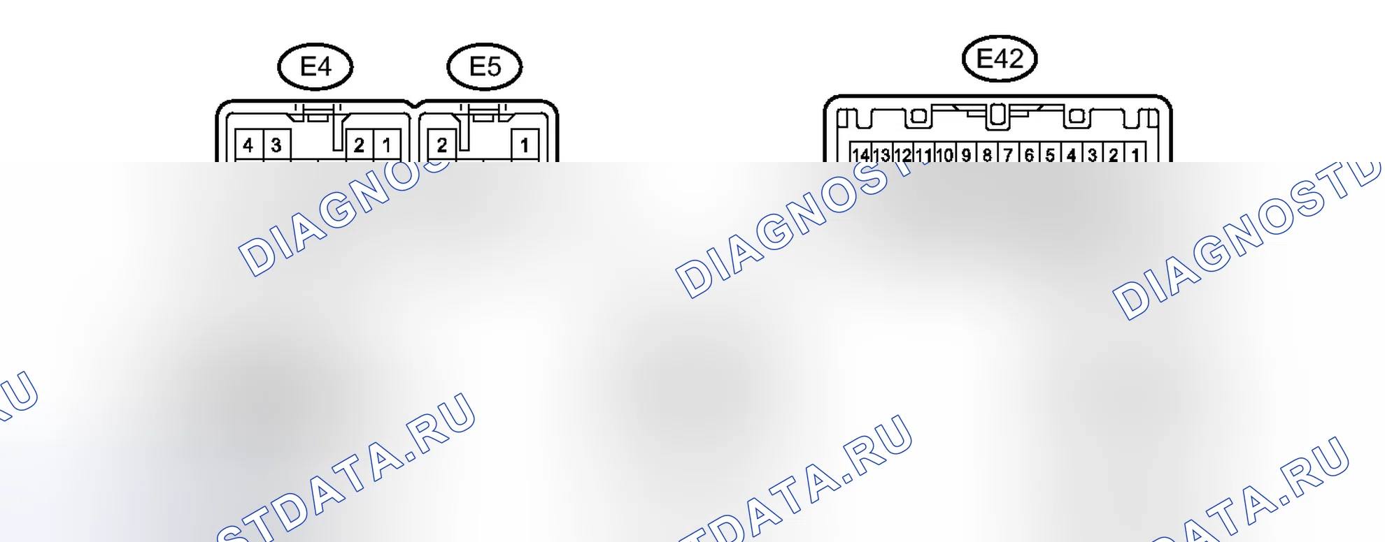 Рис. 165: КЛЕММЫ блока управления (ЭБУ) [08 / 2013 -]. Toyota Venza I рестайлинг