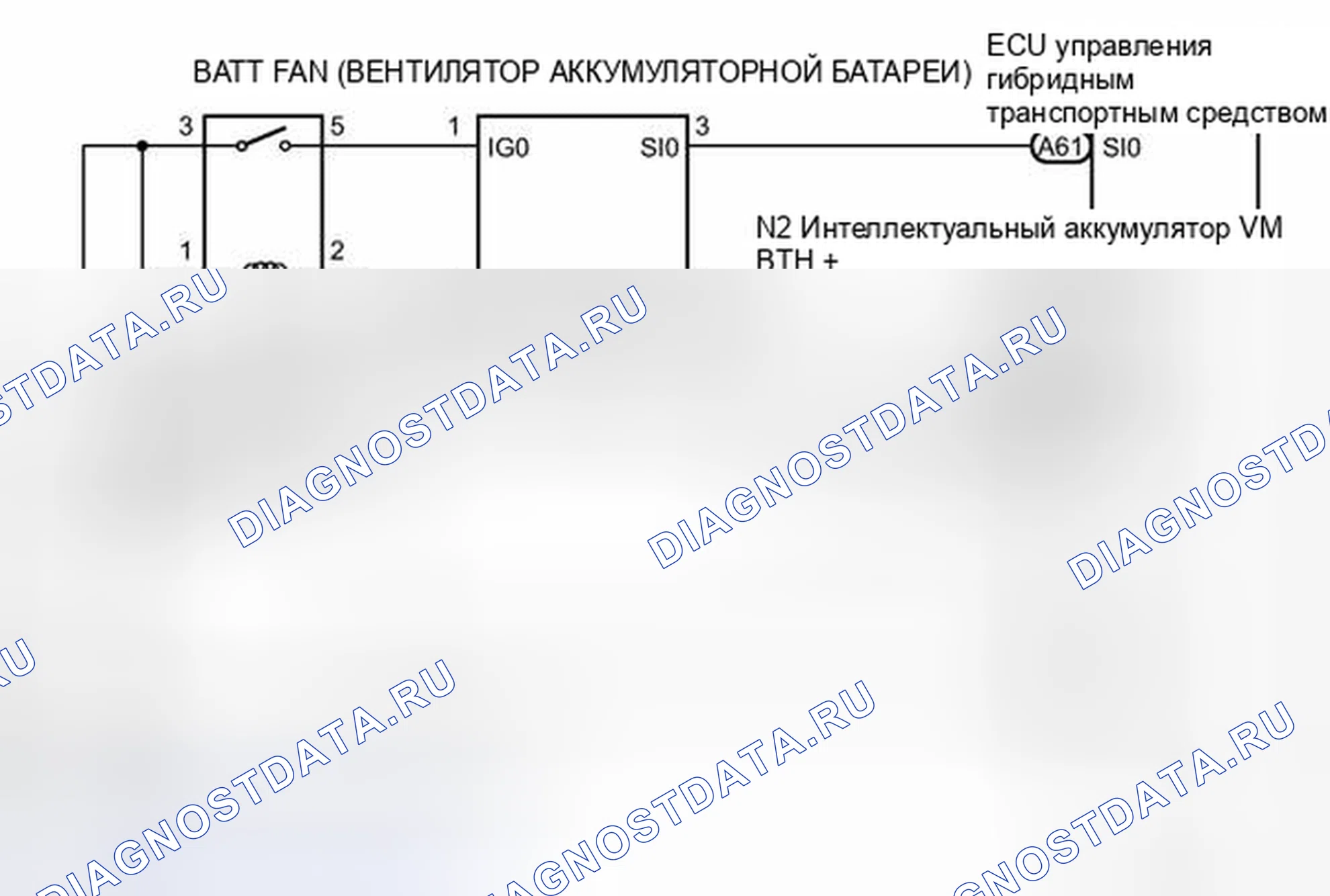 Рис. 527: электросхема. Toyota Camry XV40 рестайлинг