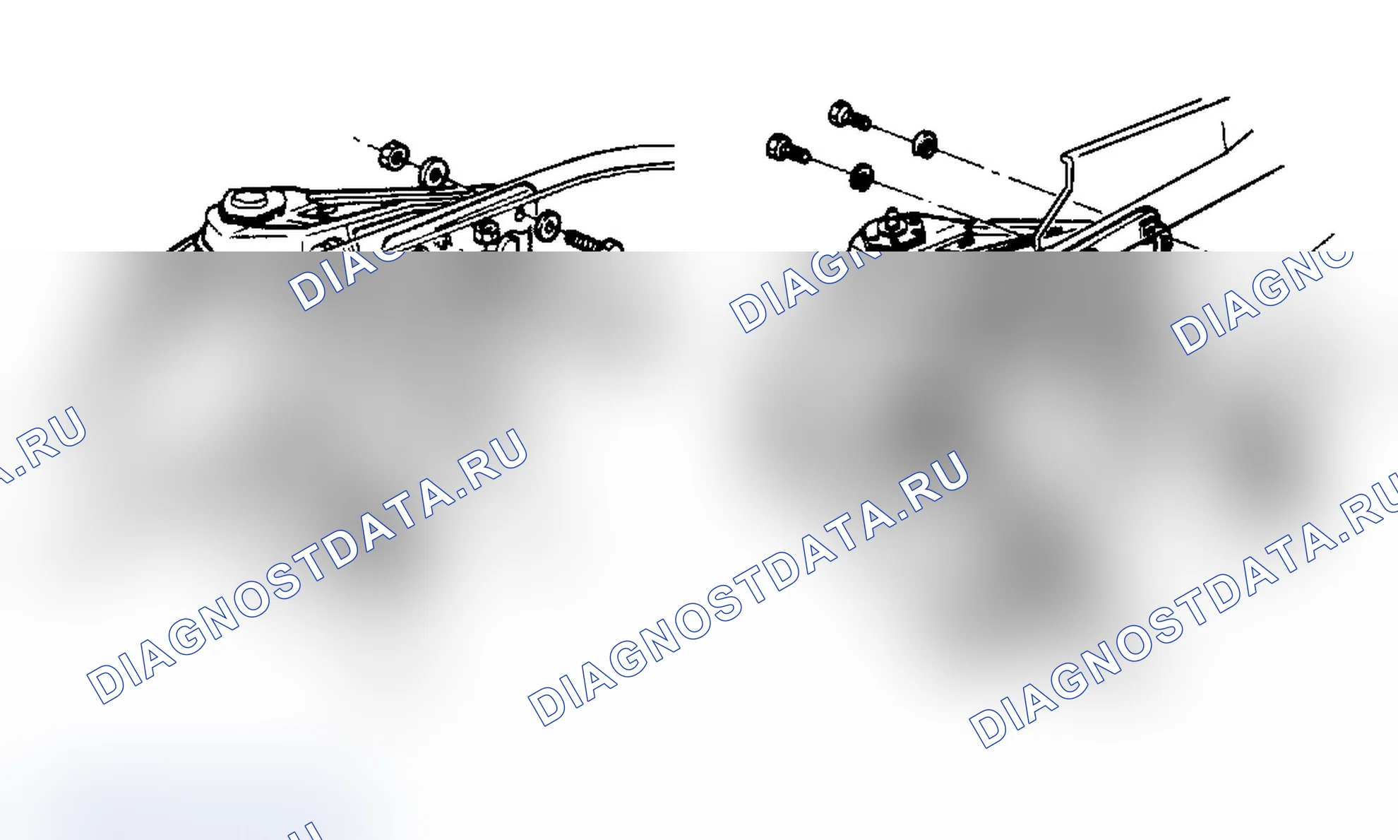 Рис. 10: Болты крепления передней подвески к раме. Chevrolet Cab & Chassis K30 