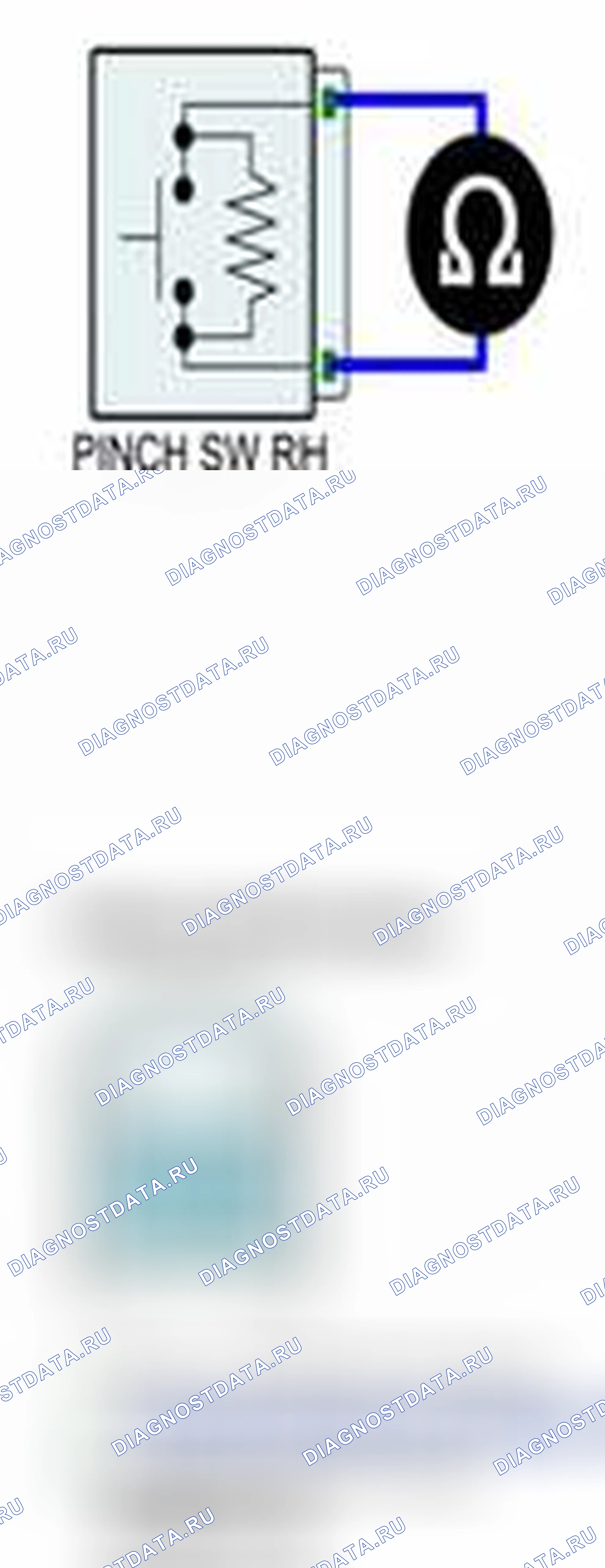 Рис. 177: Проверка правой APS. Hyundai Veracruz I