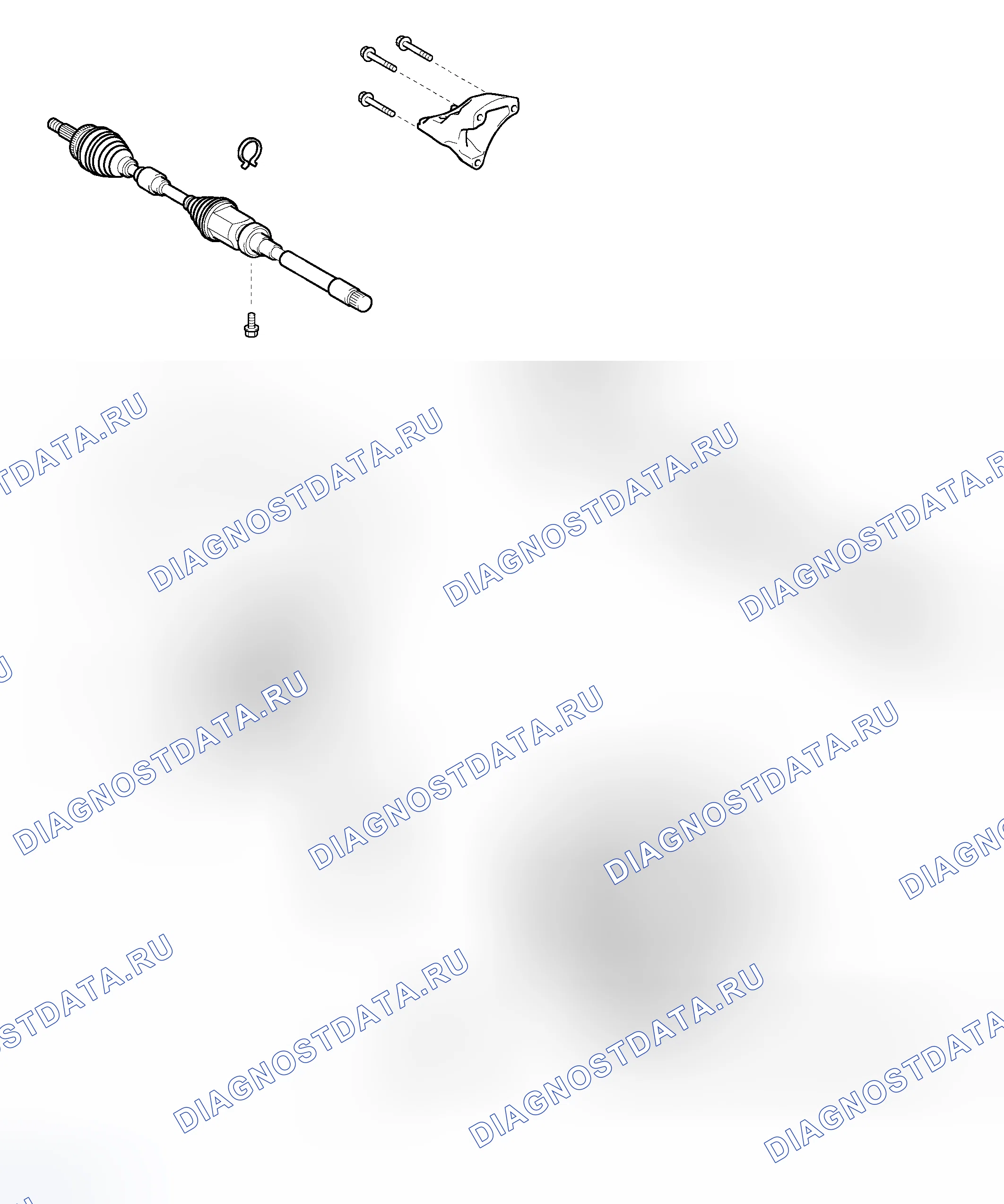 Рис. 19: КОМПОНЕНТЫ. Toyota Avalon XX30
