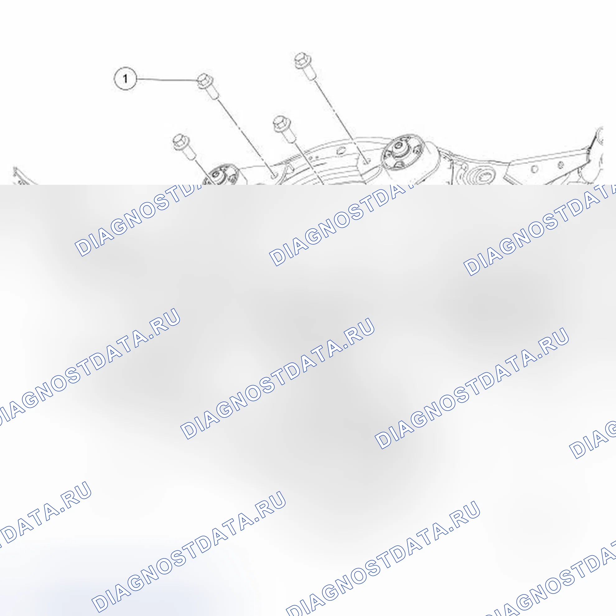 Рис. 1: Узел оси. Ford Edge I