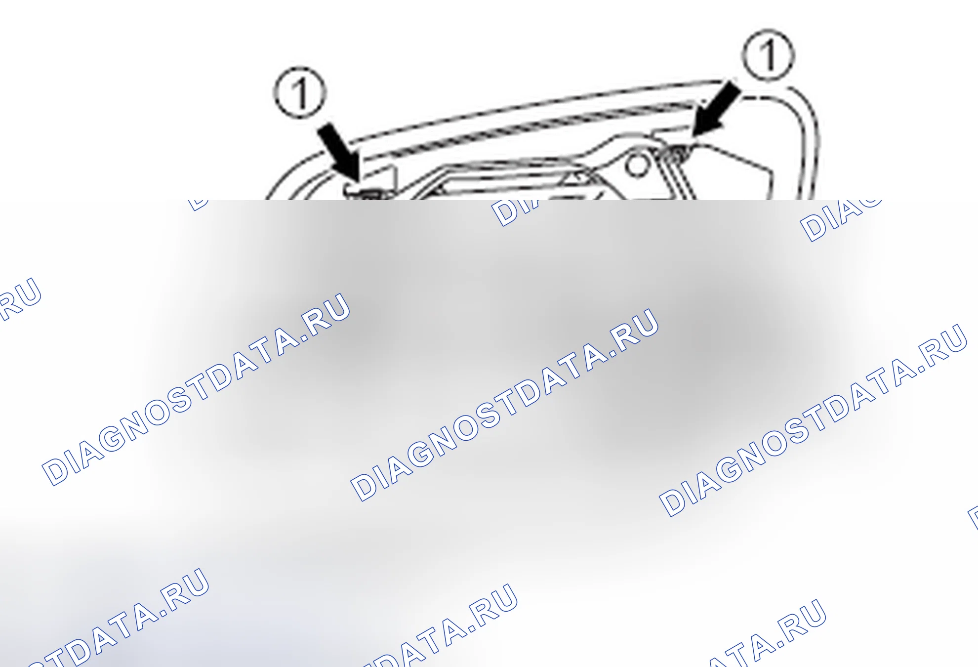 Рис. 13: < < B > > СНЯТИЕ ВНЕШНЕЙ КРЫШКИ ДВЕРНОГО ЗЕРКАЛА. Mazda MX-5 NB