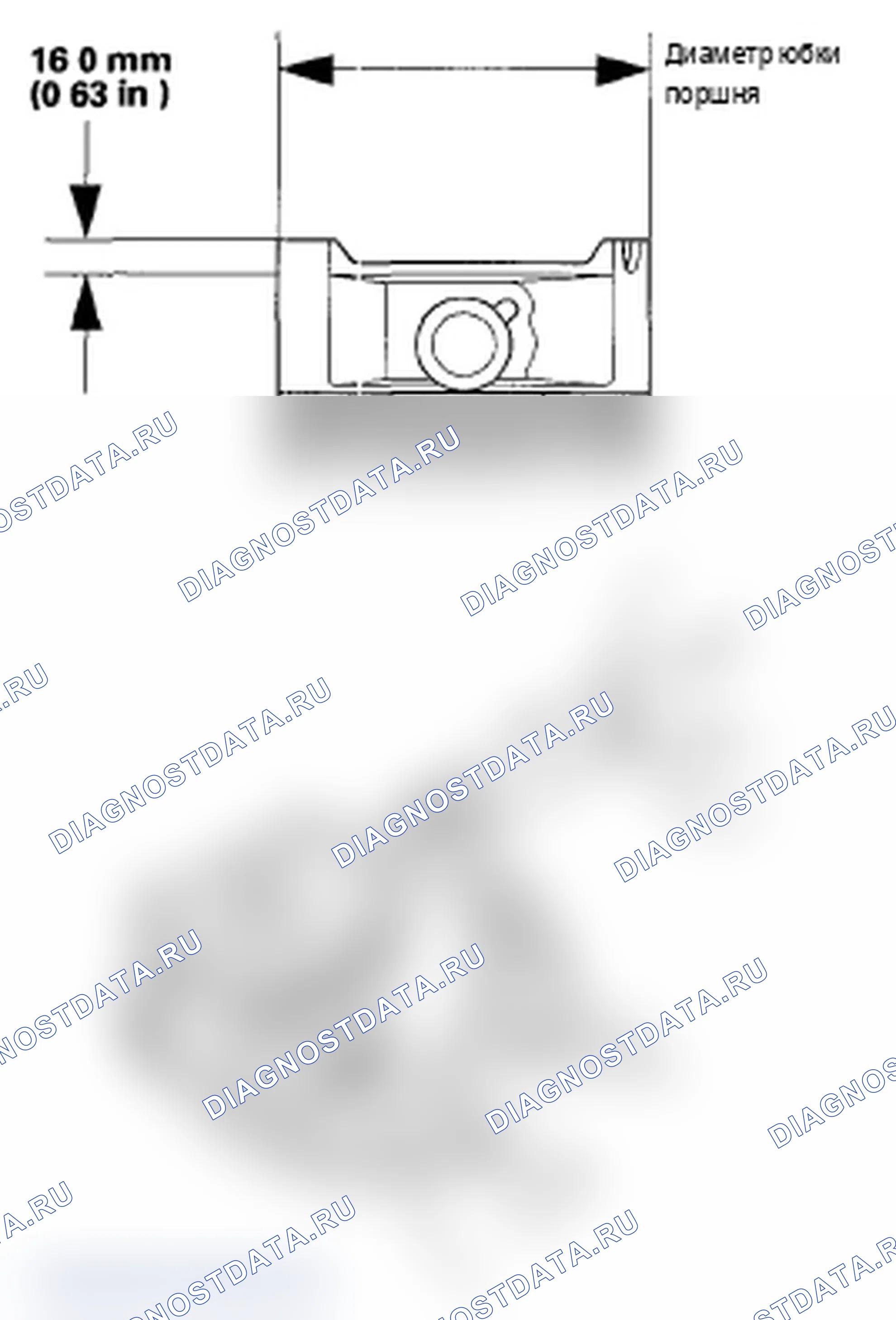 Рис. 468: Проверка блока и поршня. Acura TL IV