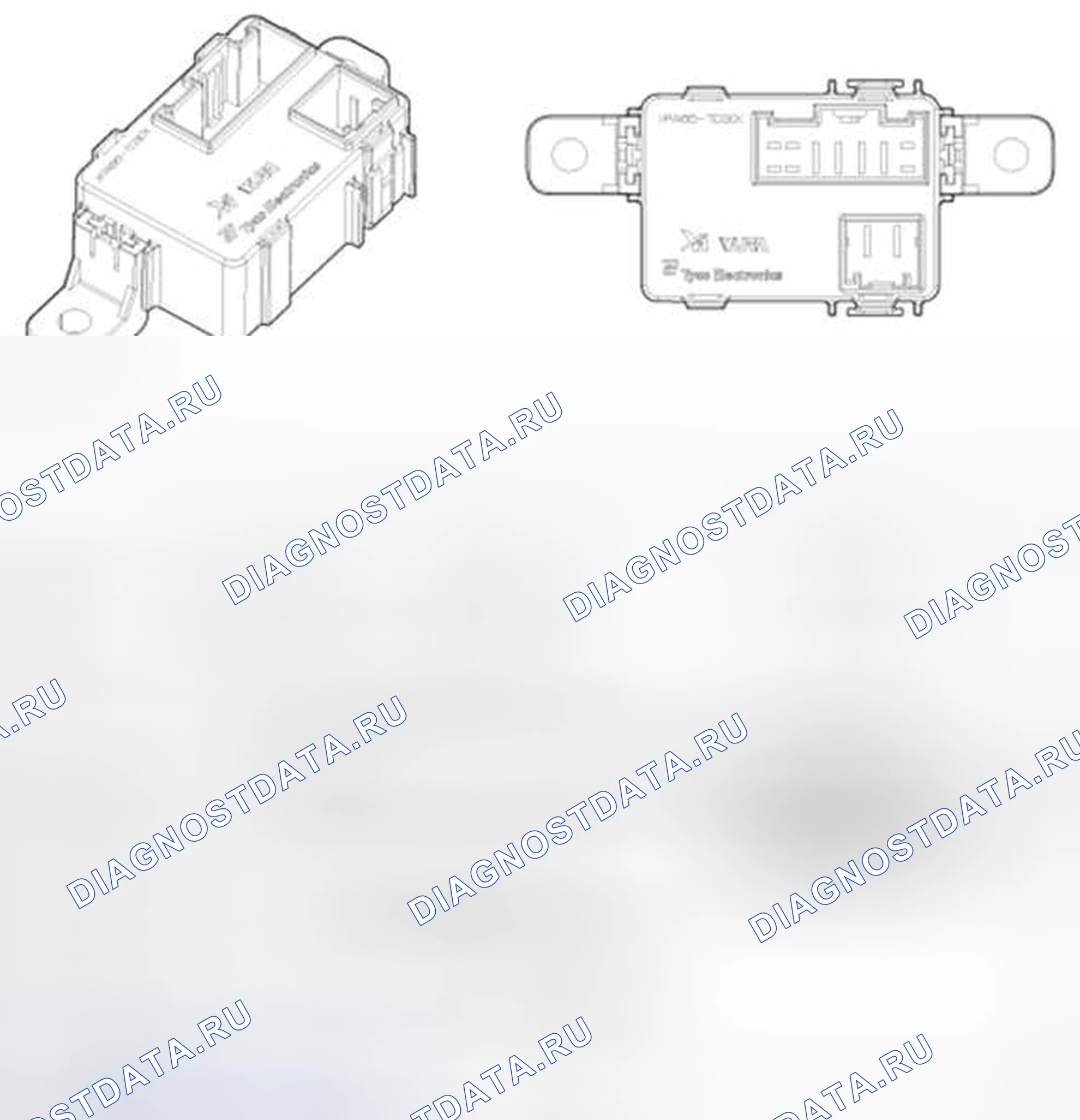 Рис. 40: Релейный блок PDM (модуль распределения питания). Geely SC7 I