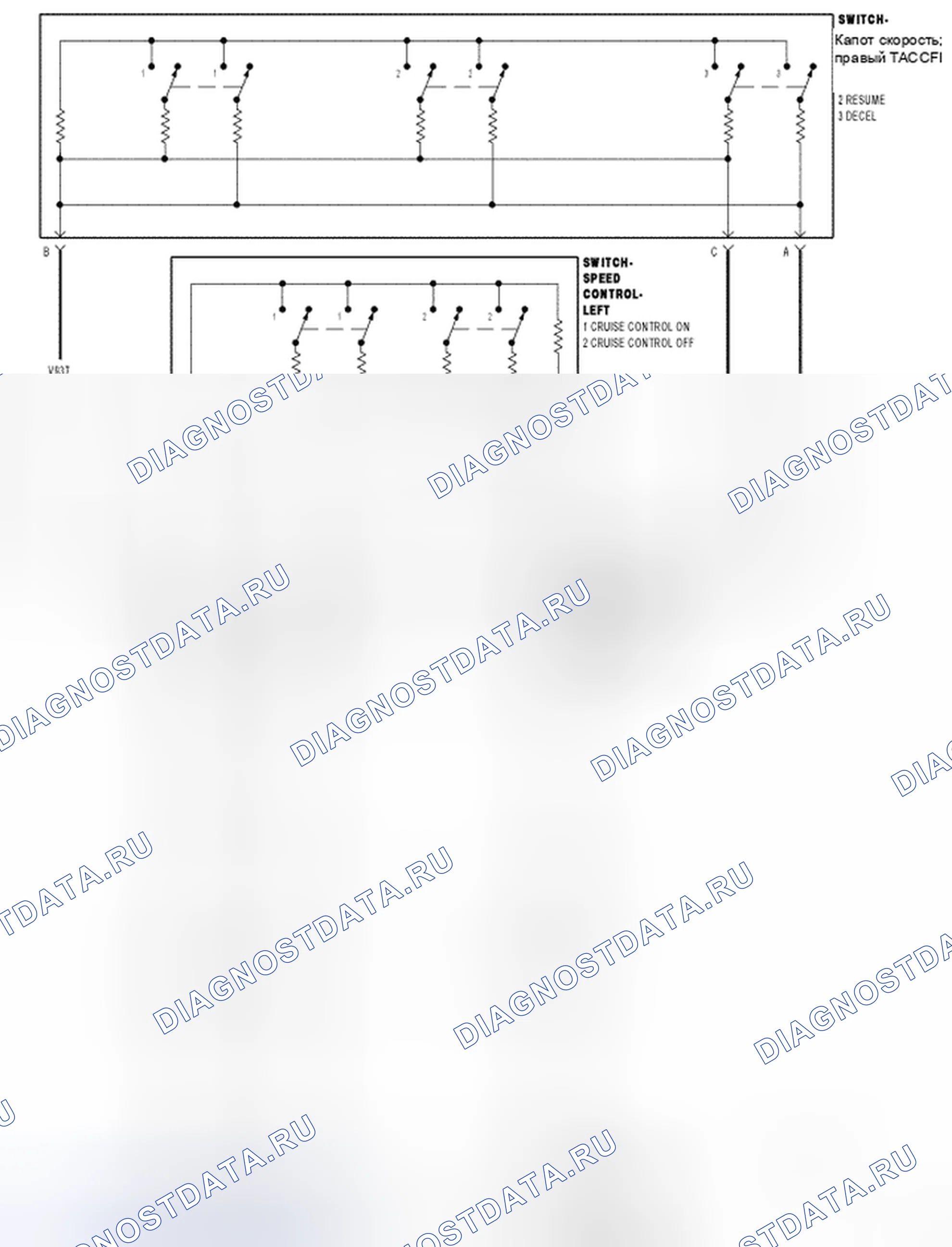 Рис. 959: Принципиальная схема. Dodge Cab & Chassis R3500 HD transition