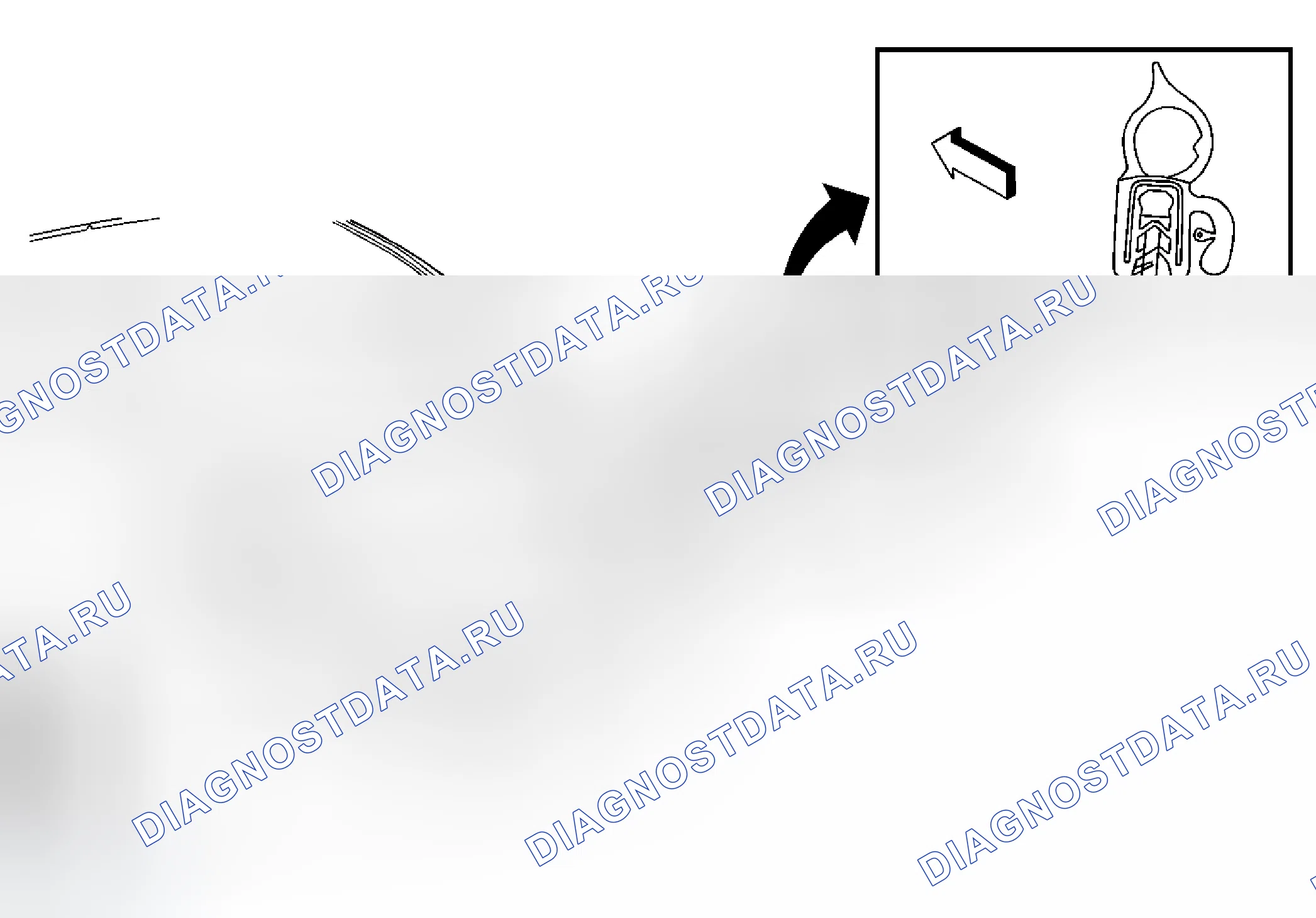 Рис. 6: Замена Weatherstrip - отверстие заднего отсека. Chevrolet Cobalt I