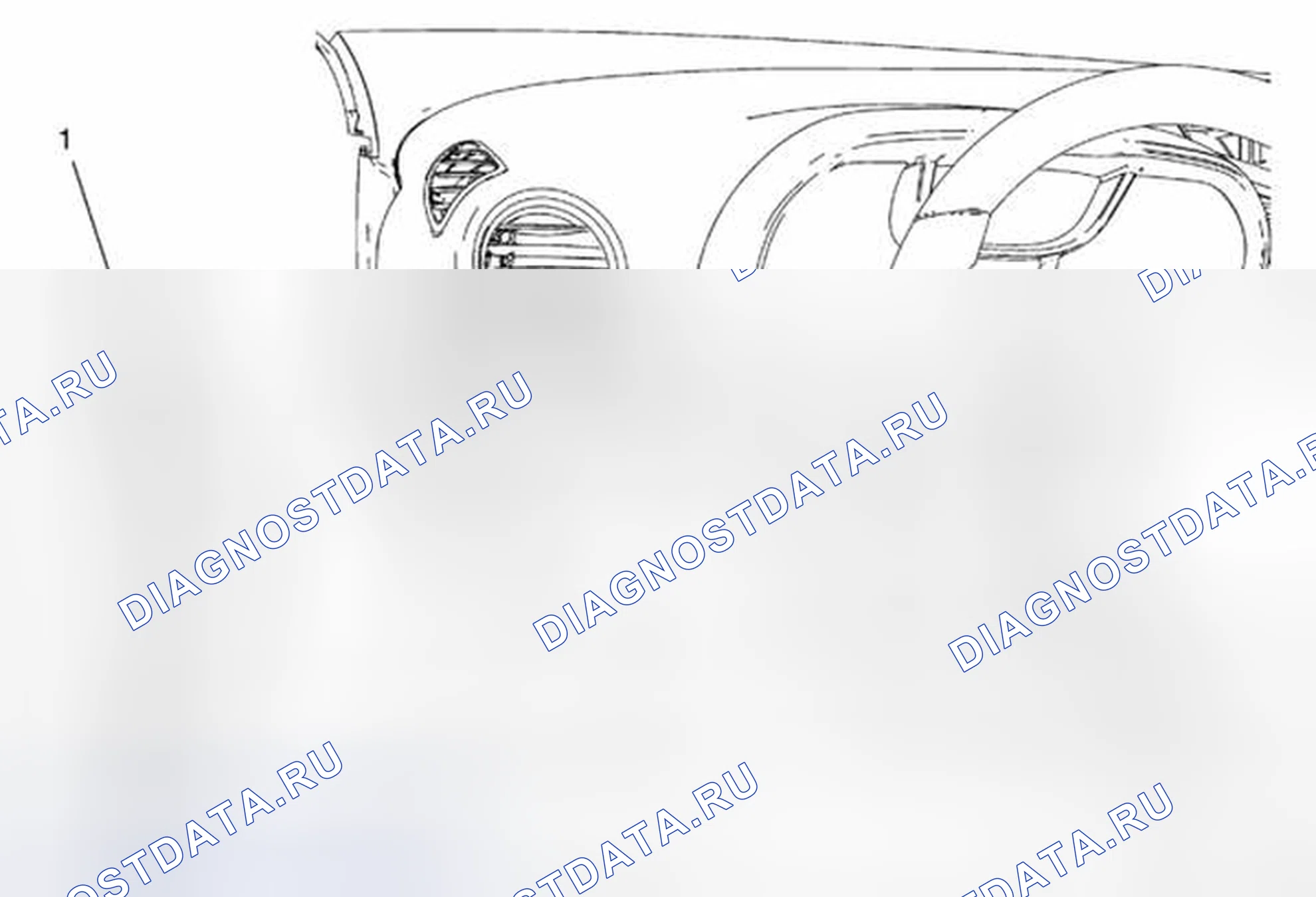 Рис. 63: Замена внешней отделочной крышки приборной панели - левая сторона. Chevrolet Orlando I