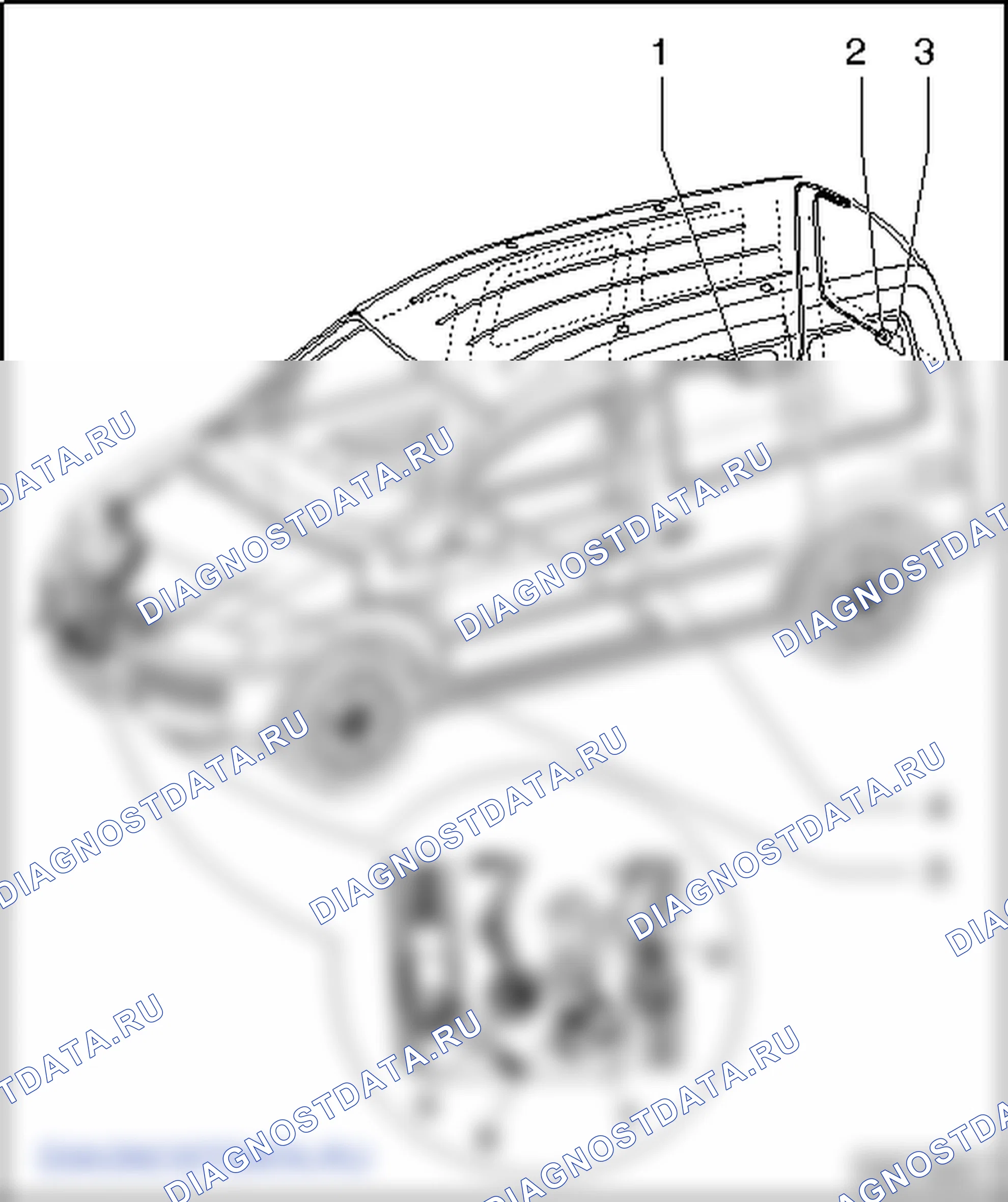 Омыватель заднего стекла. Volkswagen Caddy Iii