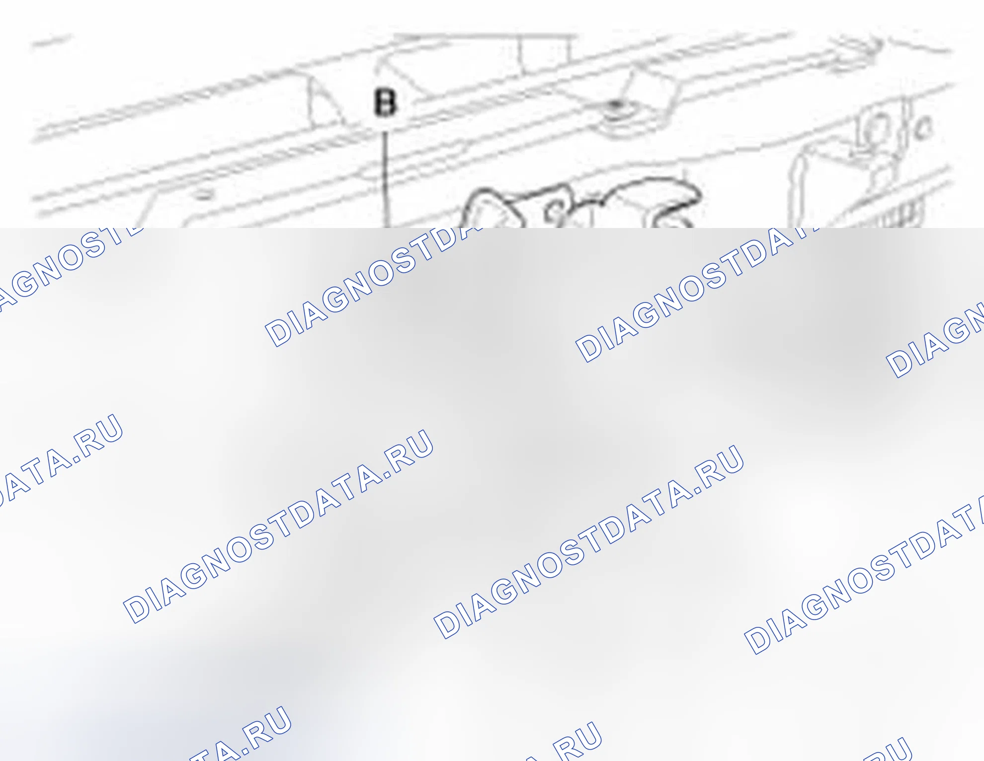 Рис. 18: Замена защелки капота. Hyundai Equus II