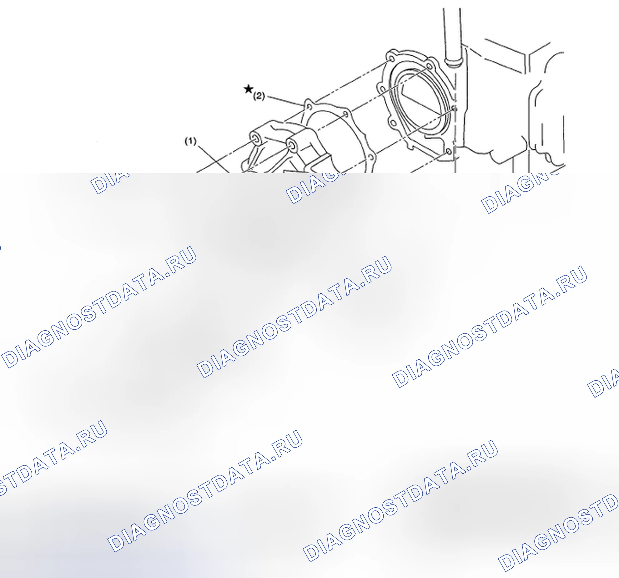Рис. 16: ВОДЯНОЙ НАСОС. Subaru Impreza WRX GH