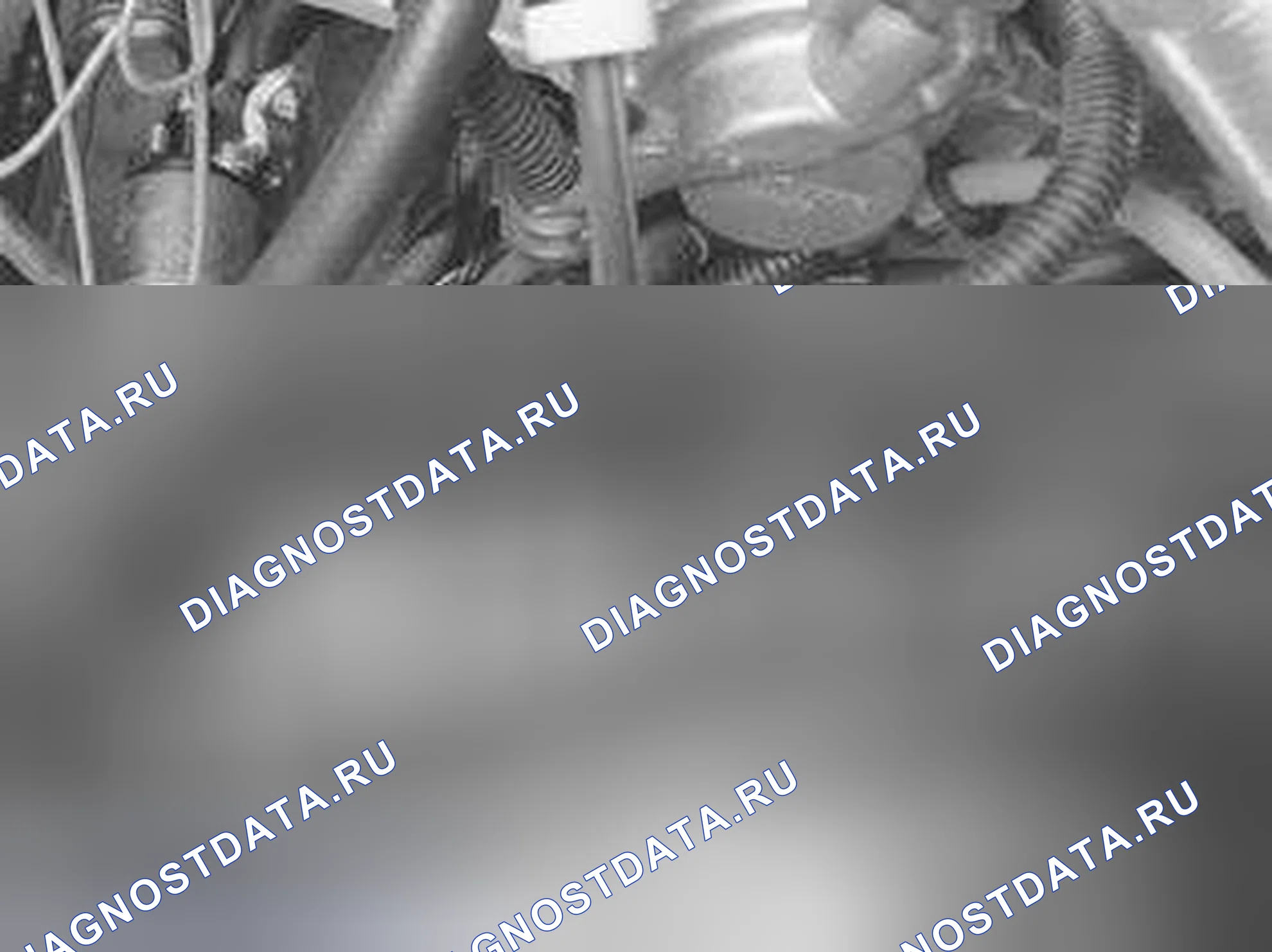 Рис. 470: Установка винтов в трансмиссии и двигателе. Volvo V70 II