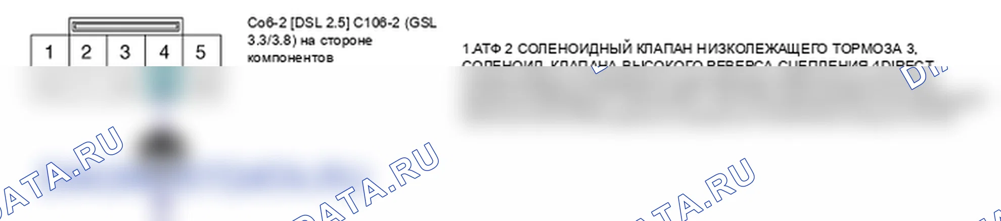 Проверка компонента — P0741. Kia Sorento BL