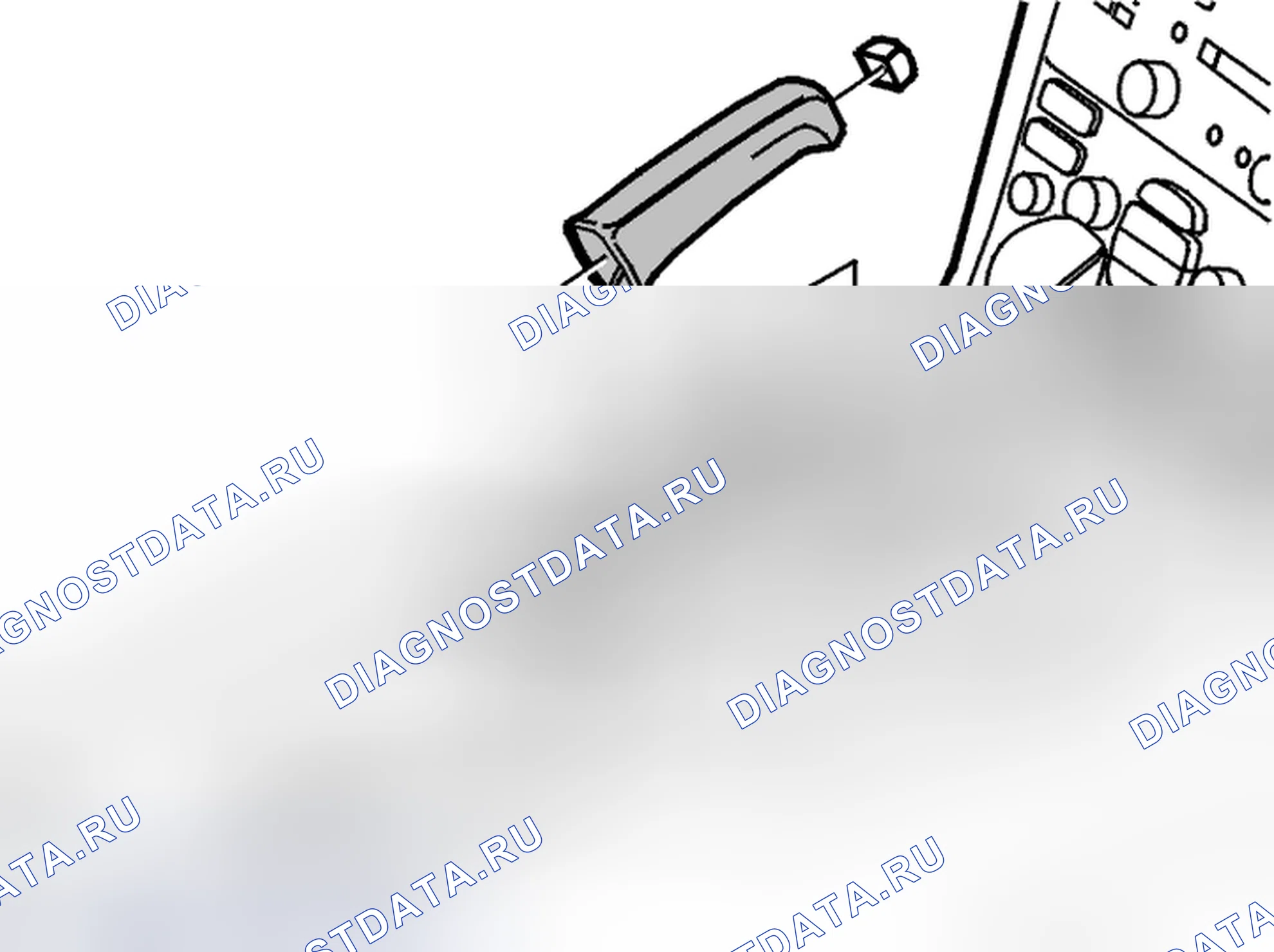 Рис. 2: Установить ручку. Volvo S60 I рестайлинг