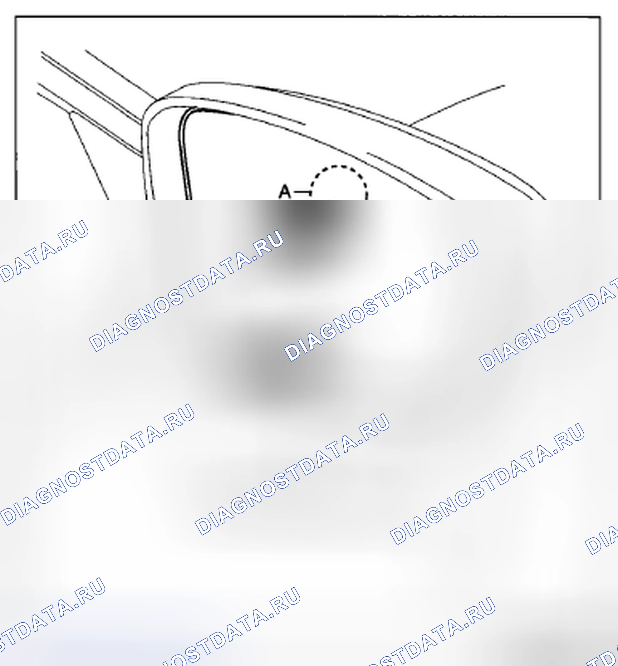 Рис. 36: УДАЛЕНИЕ СТЕКЛА ВНЕШНЕГО ЗЕРКАЛА. Mazda CX-5 I