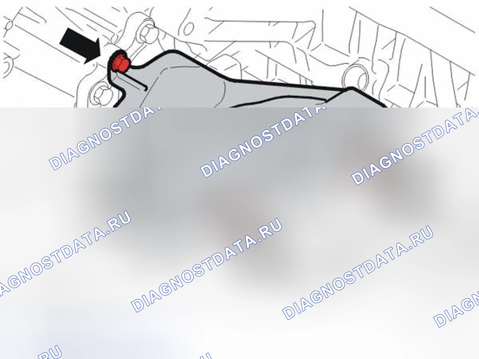 Рис. 346: СНЯТИЕ ТЕПЛОВОЙ ЗАЩИТЫ. Volvo V50 I