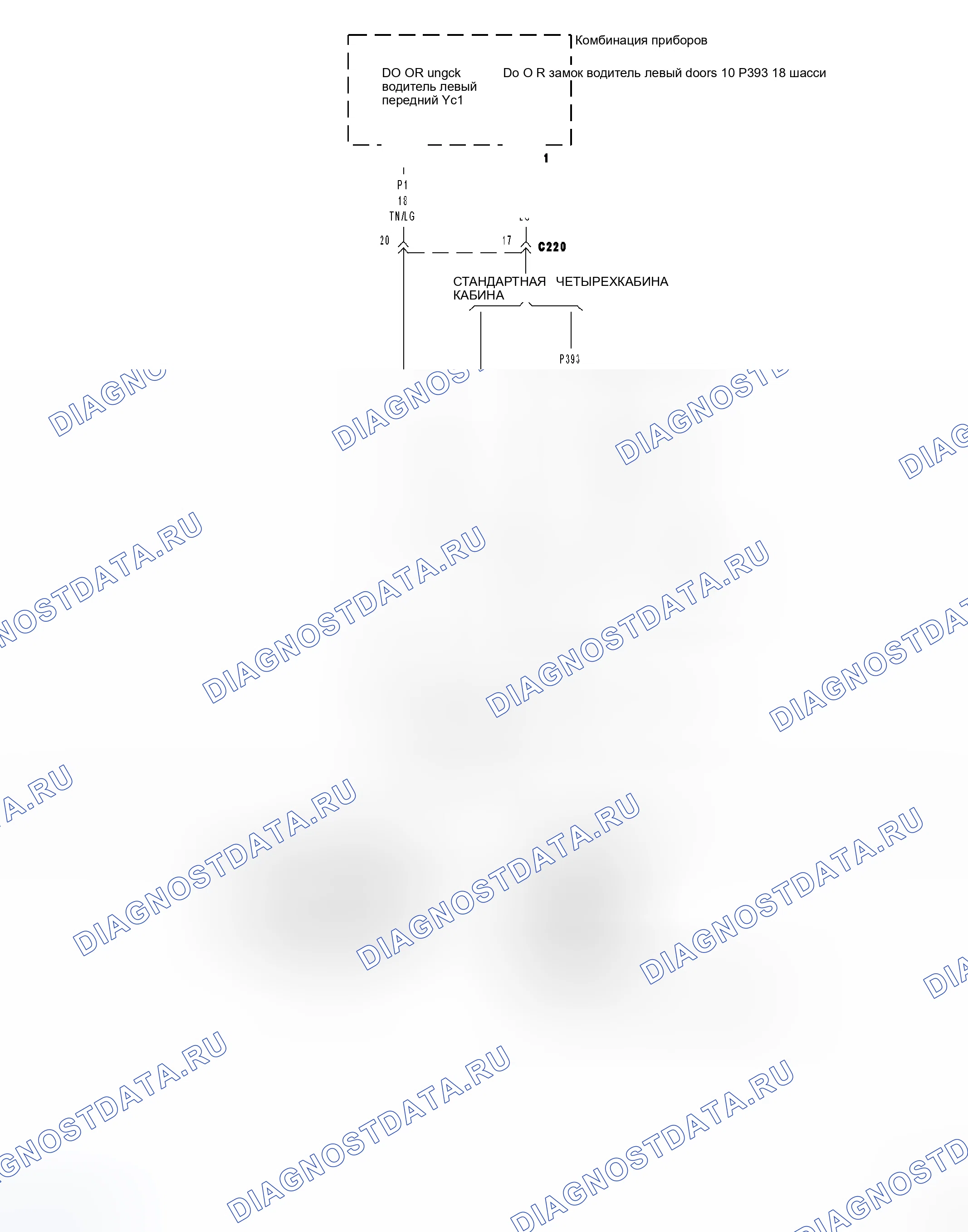 Рис. 19: Принципиальная схема. Dodge Cab & Chassis R3500 HD transition