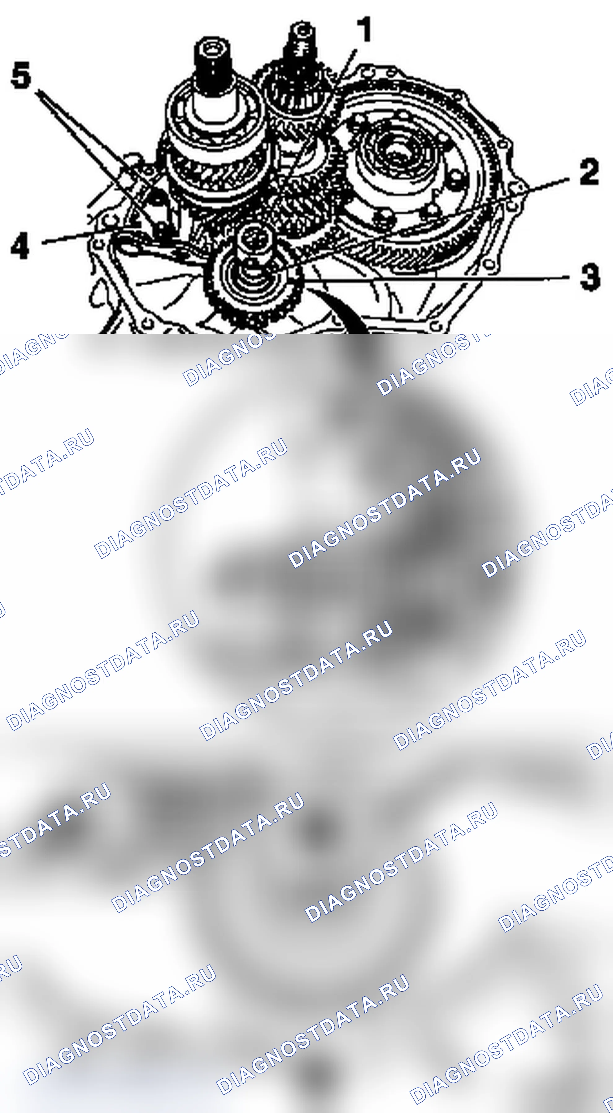 Полное уплотнение коробки передач (F12). Opel Agila A рестайлинг