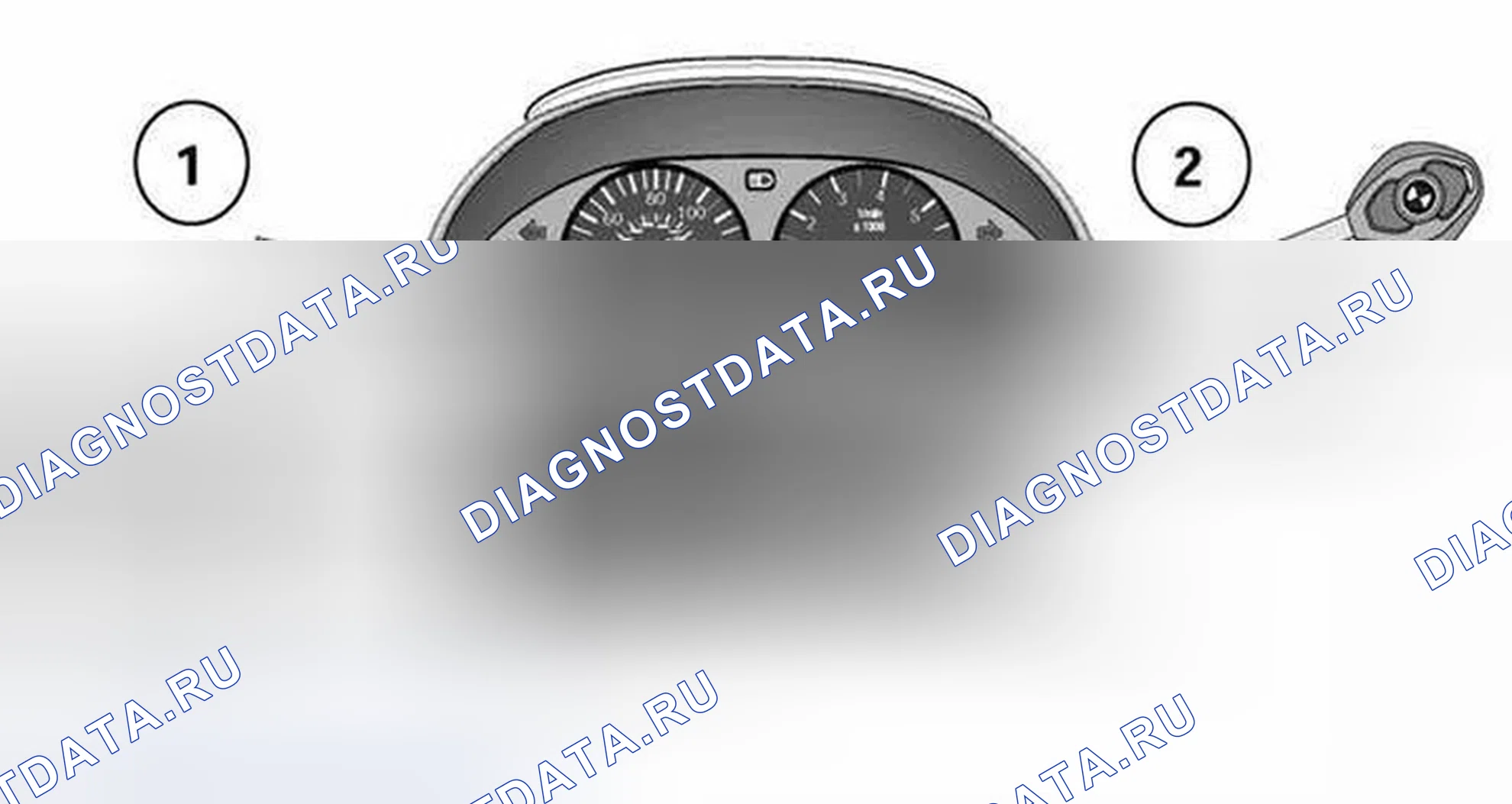 Рис. 221: Идентификация группы приборов. BMW X5 E53