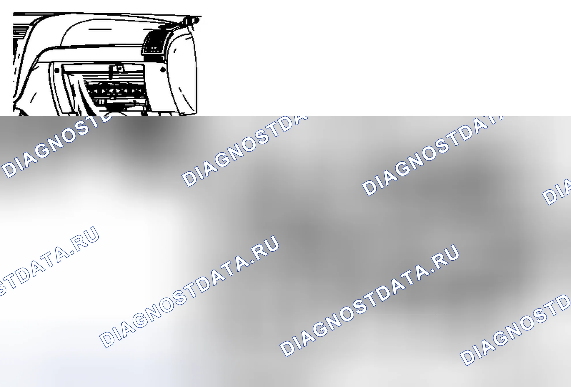 Рис. 68: Замена датчика температуры воздуха в воздуховоде - верхняя правая сторона. Chevrolet Traverse I