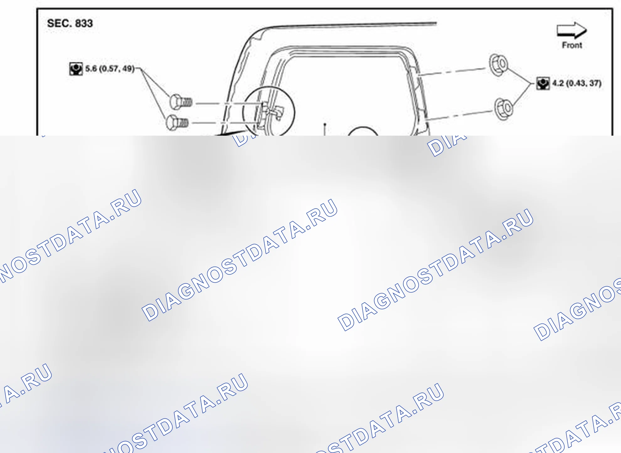 Рис. 98: Демонтаж и монтаж (с задними стеклоподъемниками). Honda N-VAN I
