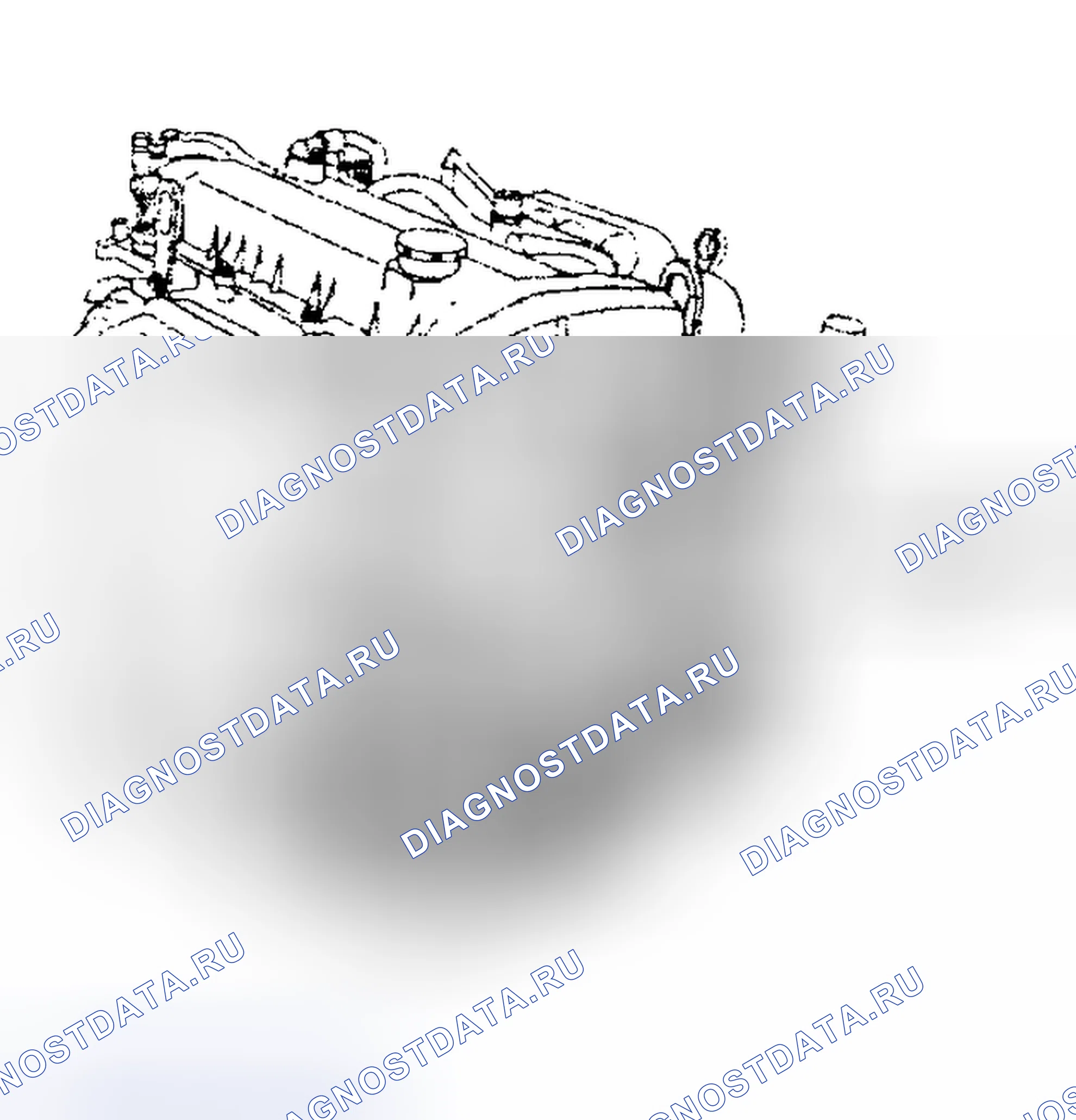 Рис. 4: РАЗВОДКА ПРИВОДНОГО РЕМНЯ (2.3L). Honda CR-V I рестайлинг