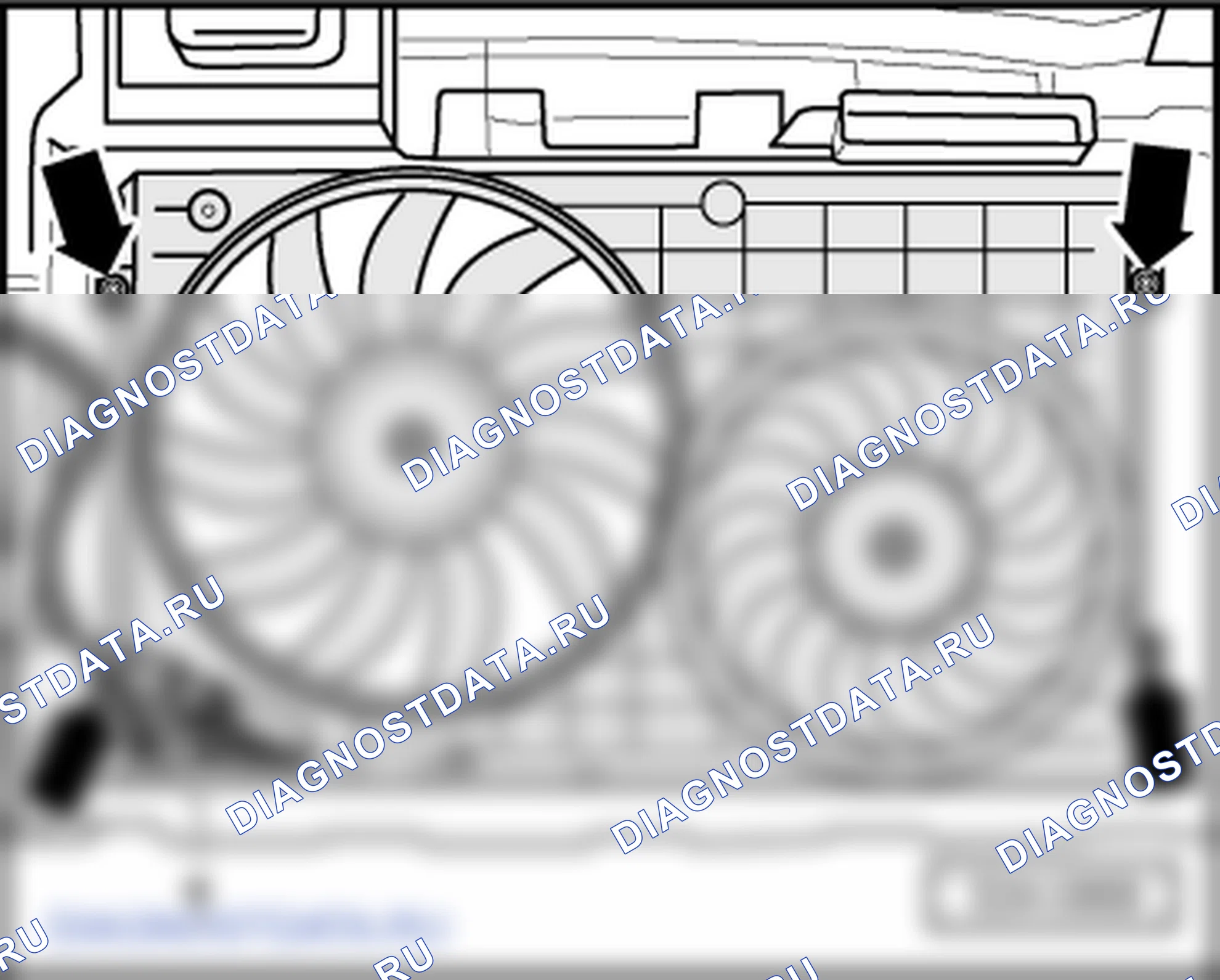 Как снять и установить детали системы охлаждения (1,9/77 кВт TDI PD). Skoda Octavia Ii