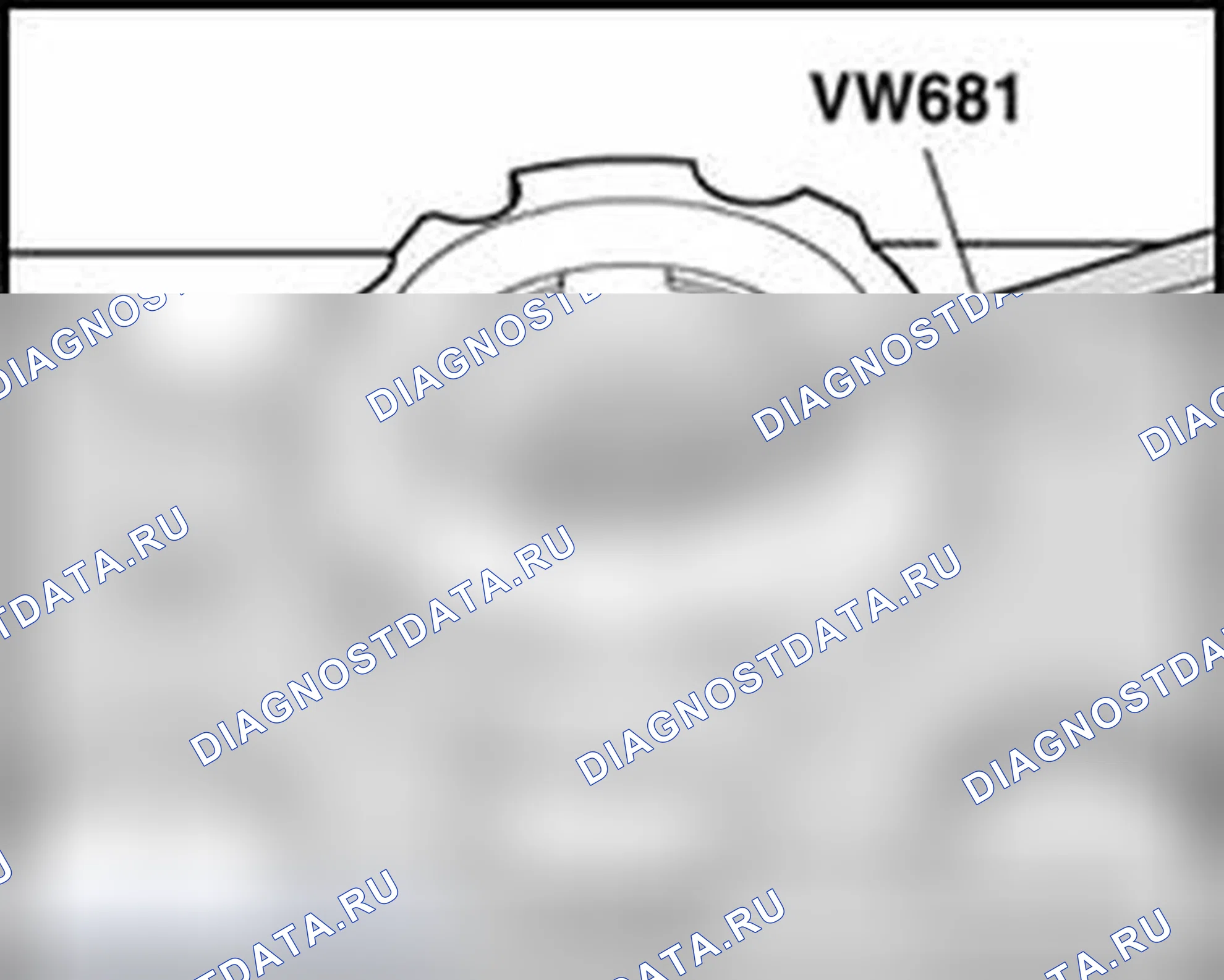 Рис. 600: Снятие уплотнения. Audi A4 B6
