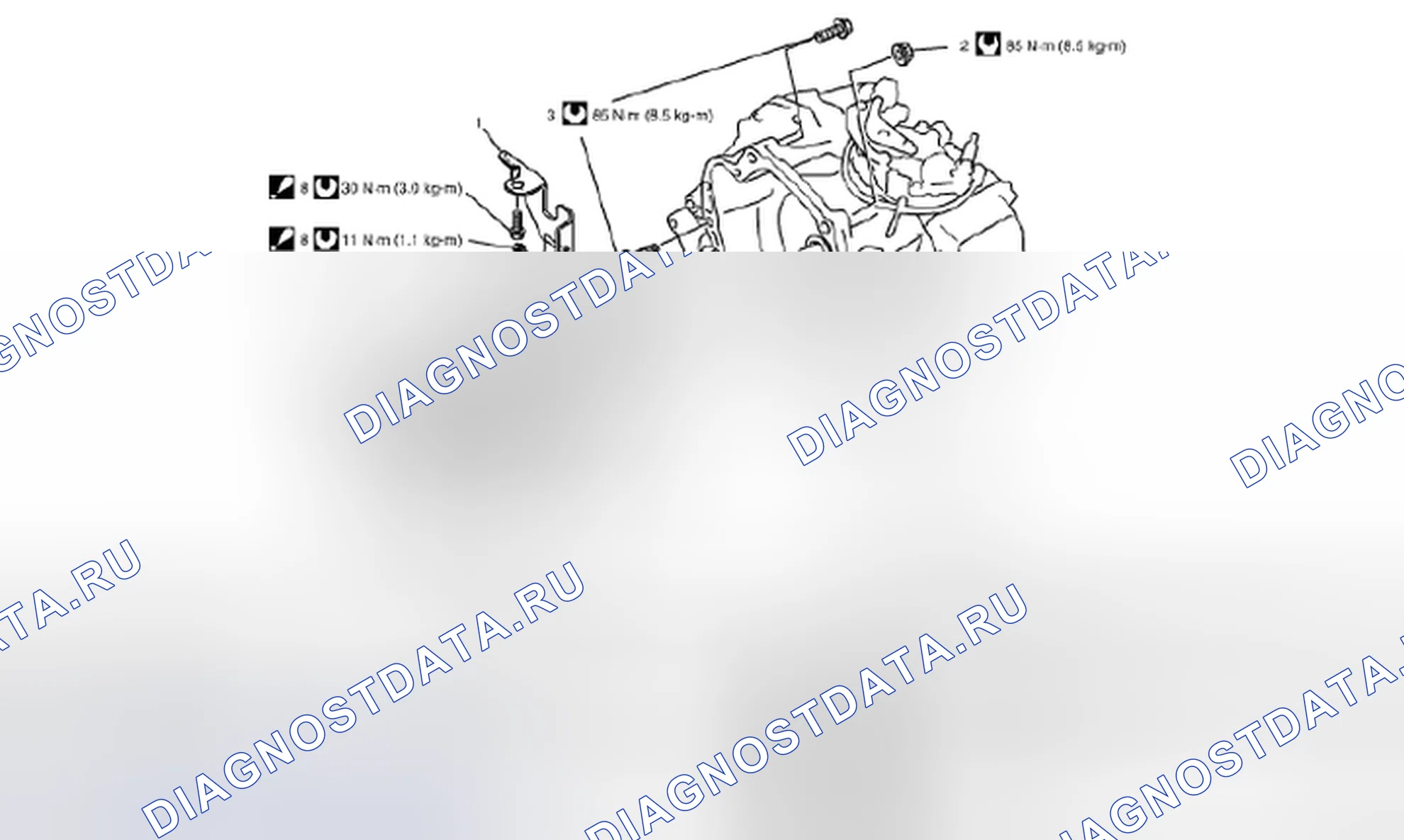 Рис. 106: Компоненты автоматической коробки передач. Suzuki SX4 I