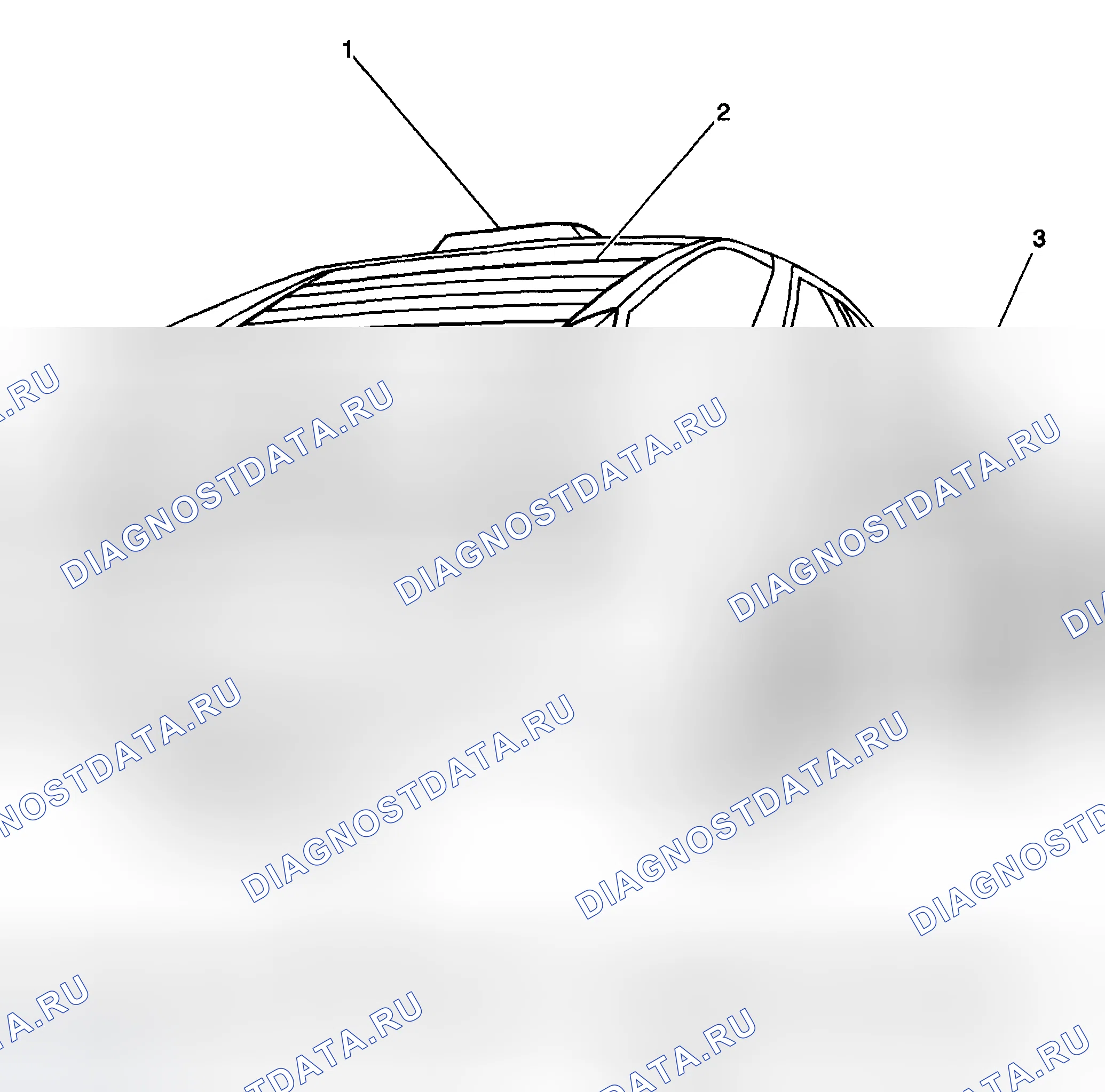 Рис. 3: Виды стационарных компонентов стеклоподъёмники. Hyundai Venue I
