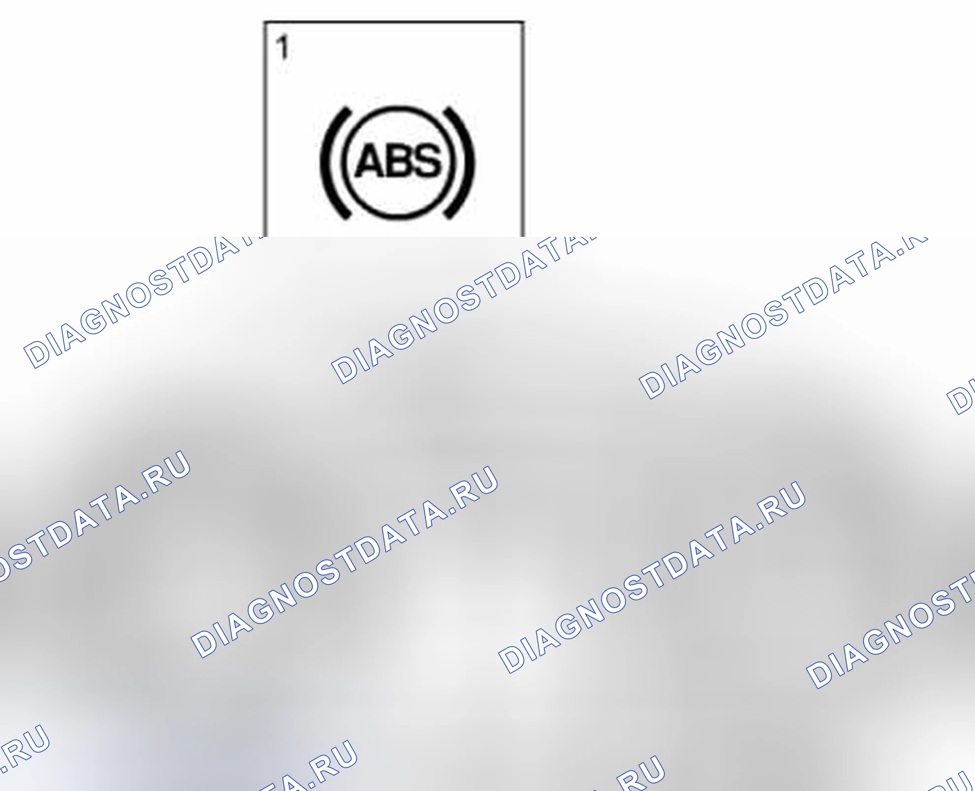 Рис. 11: предупреждающий свет ABS. Suzuki Kizashi I