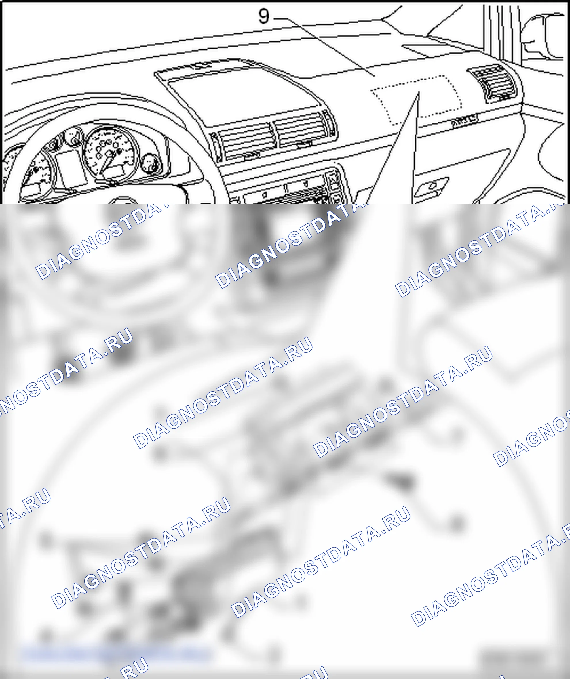 Подушка безопасности (общий ремонт кузова, внутренняя отделка). SEAT Alhambra I