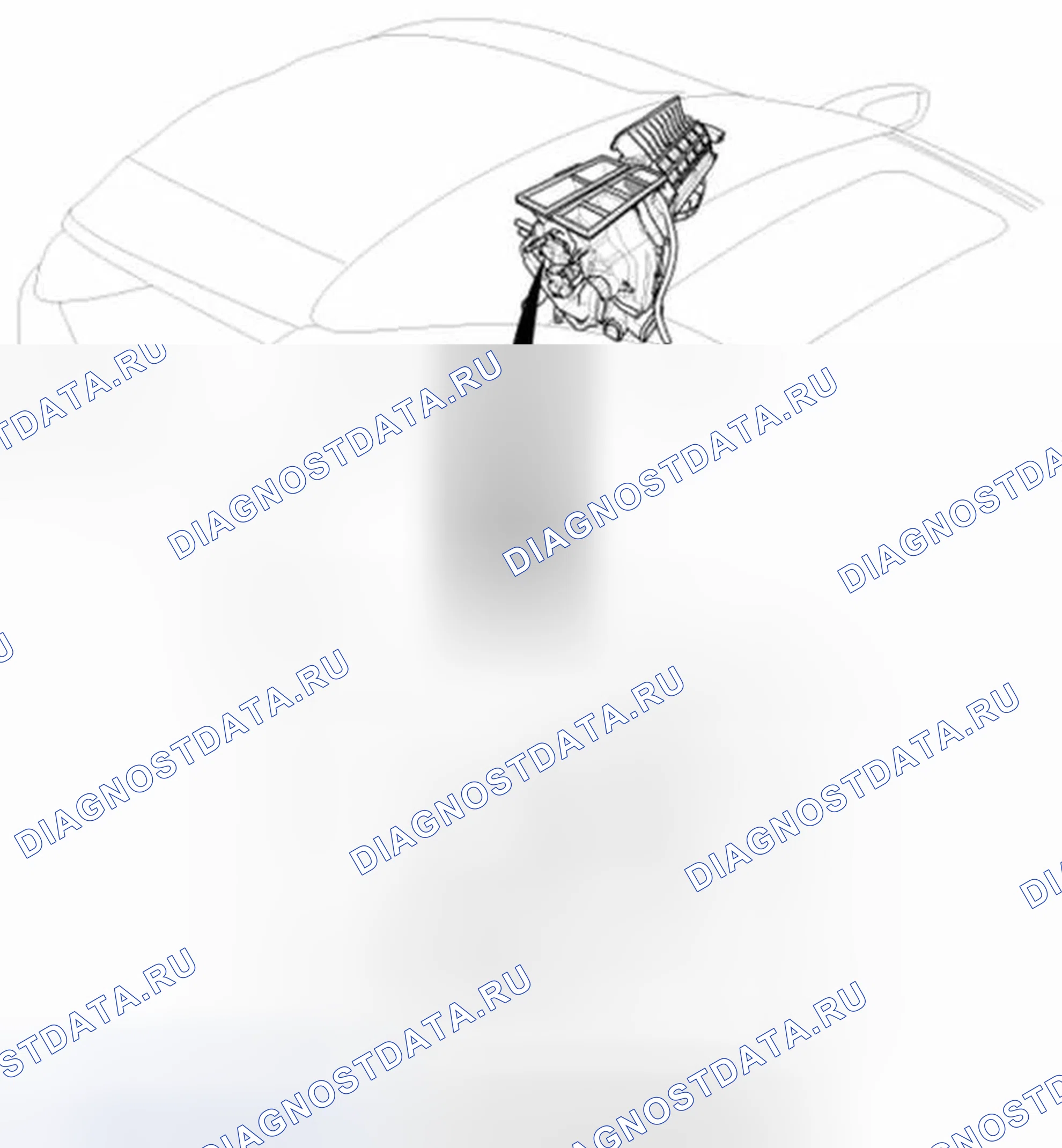 Рис. 22: Расположение компонентов. Hyundai Sonata VI