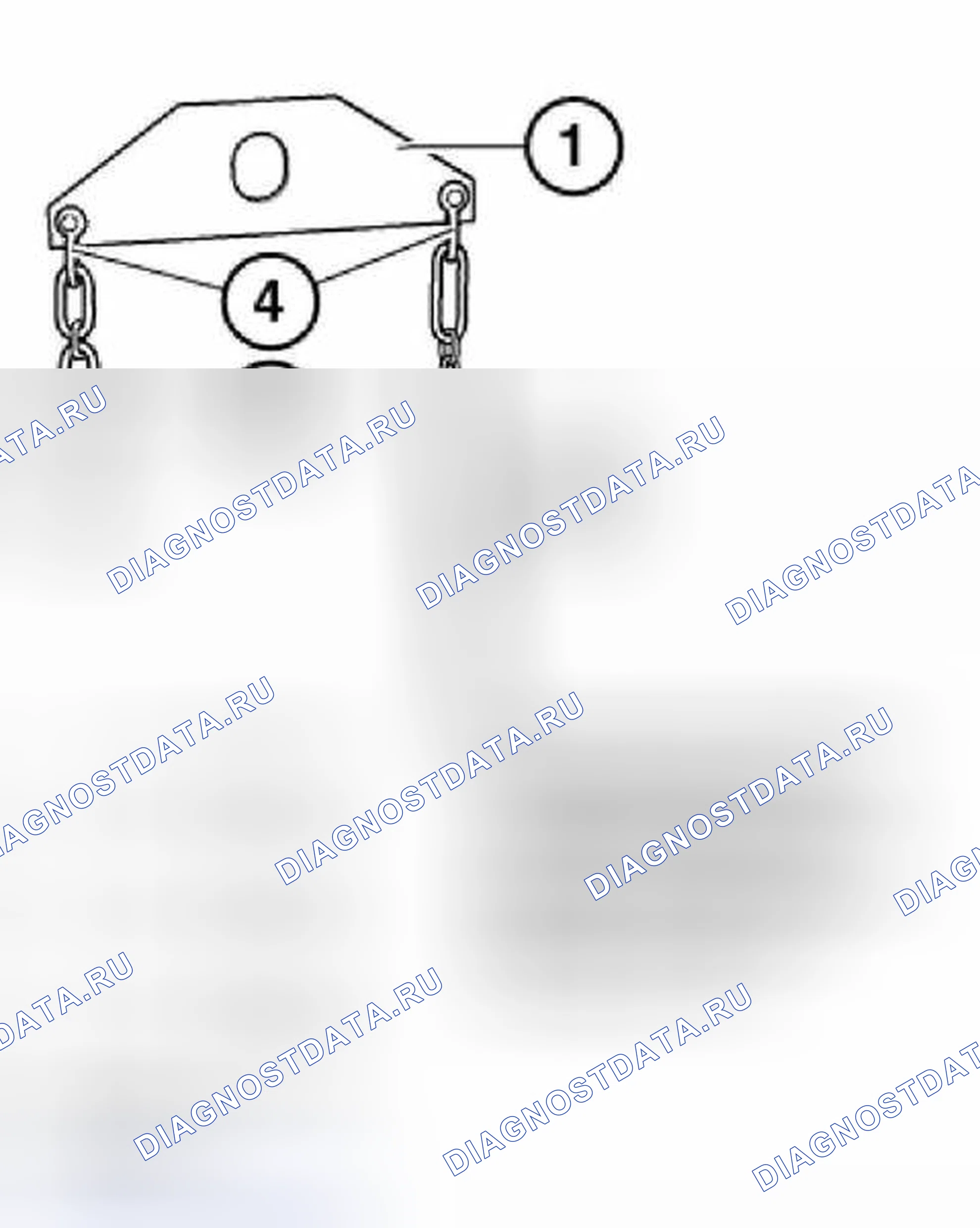 Рис. 237: 11 0 070 Подъемник двигателя. MINI Cooper S I