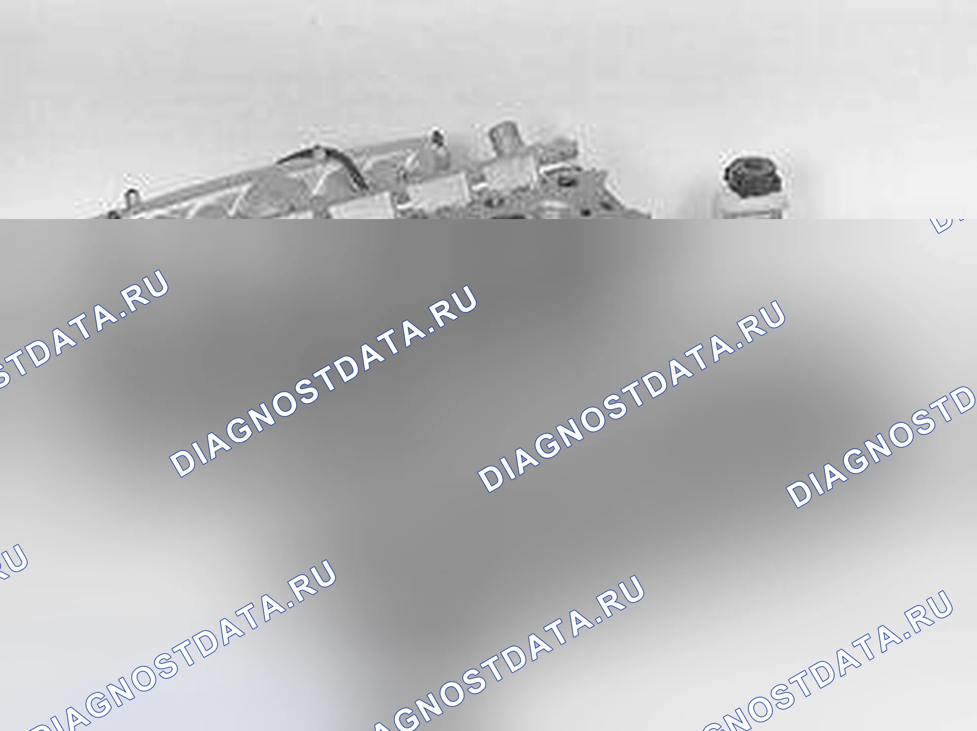 Рис. 184: Очистка поверхностей прокладки. Volvo S80 I