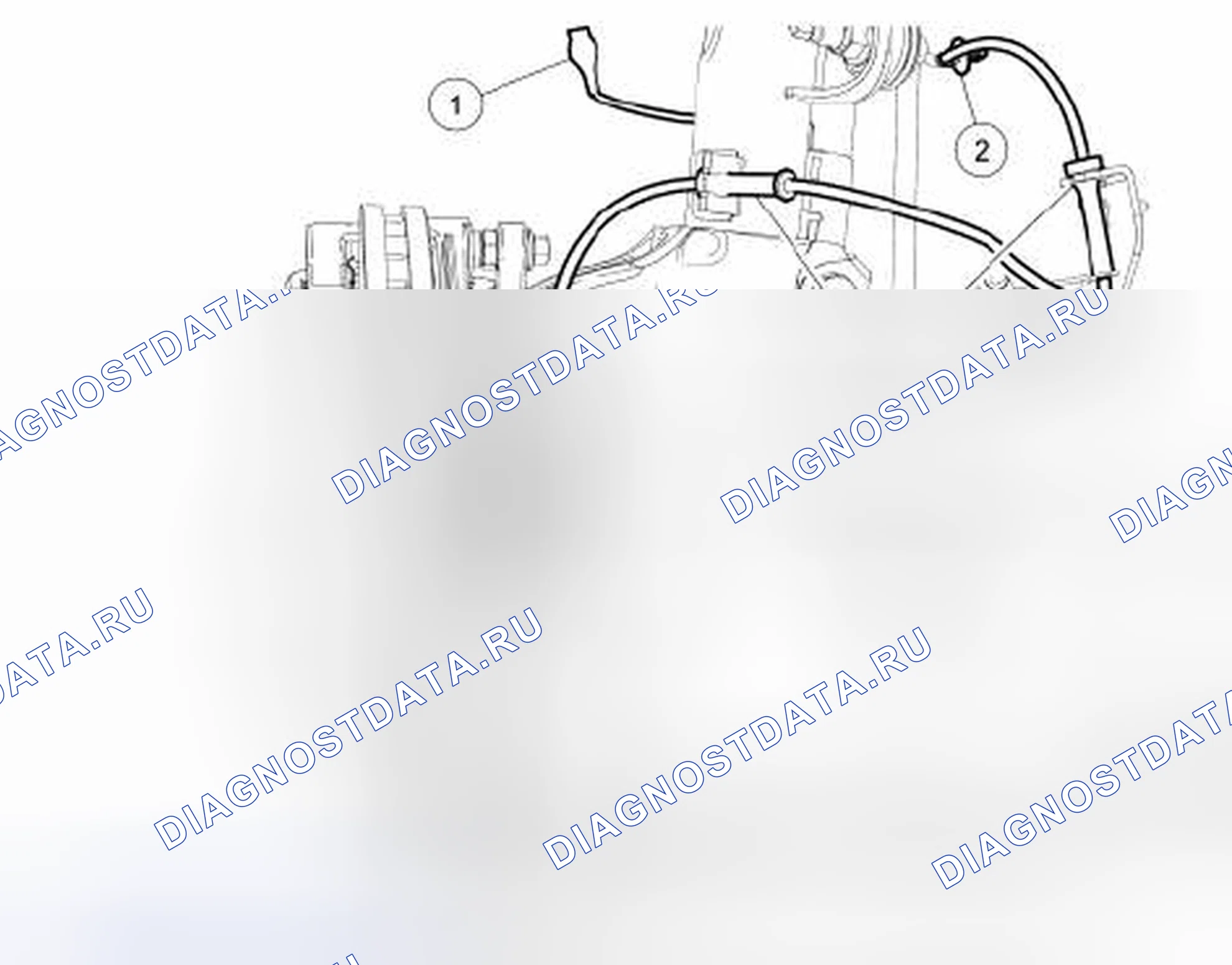 Рис. 41: Датчик скорости вращения колес - передний. Hyundai ix55 I