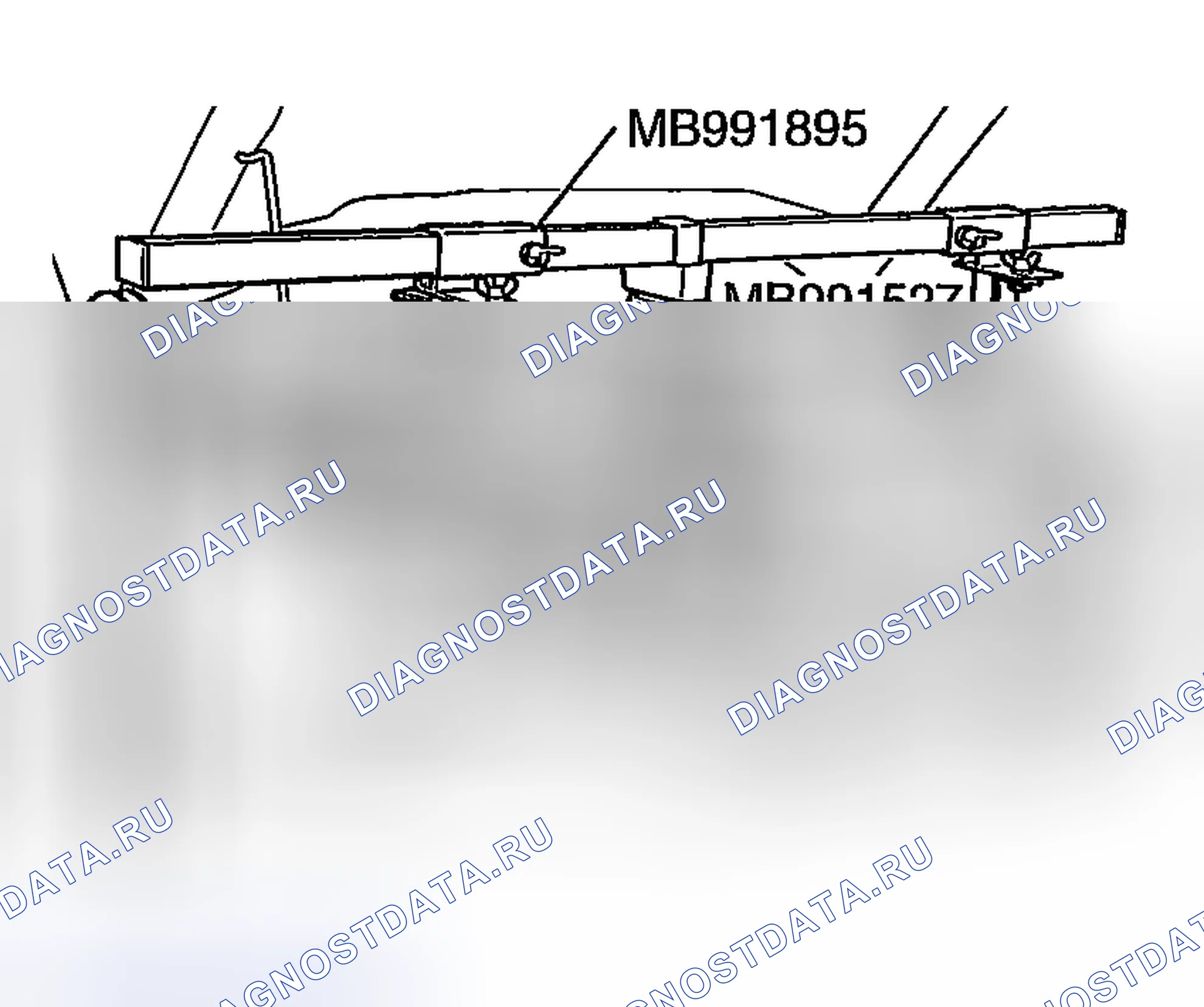 Рис. 480: > > B < < МОНТАЖ КРОНШТЕЙНА ПЕРЕДНЕГО КРЕПЛЕНИЯ ДВИГАТЕЛЯ. Honda Edix I