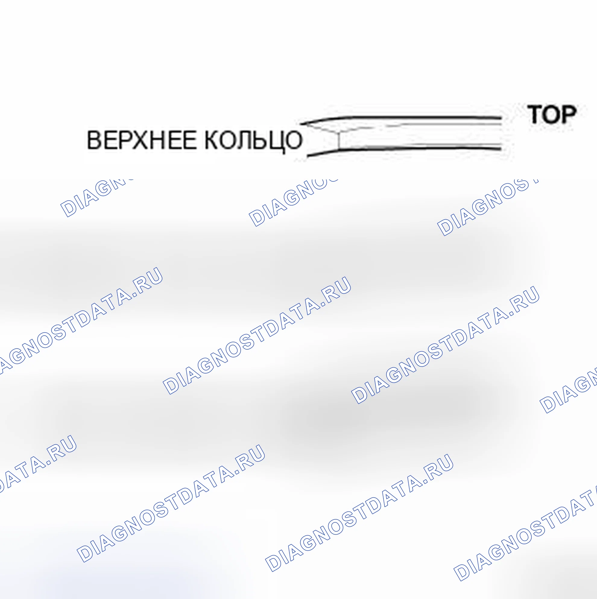 Рис. 539: СТАНДАРТНАЯ ПРОЦЕДУРА - ПОСАДКА ПОРШНЕВОГО КОЛЬЦА. RAM Pickup 1500 