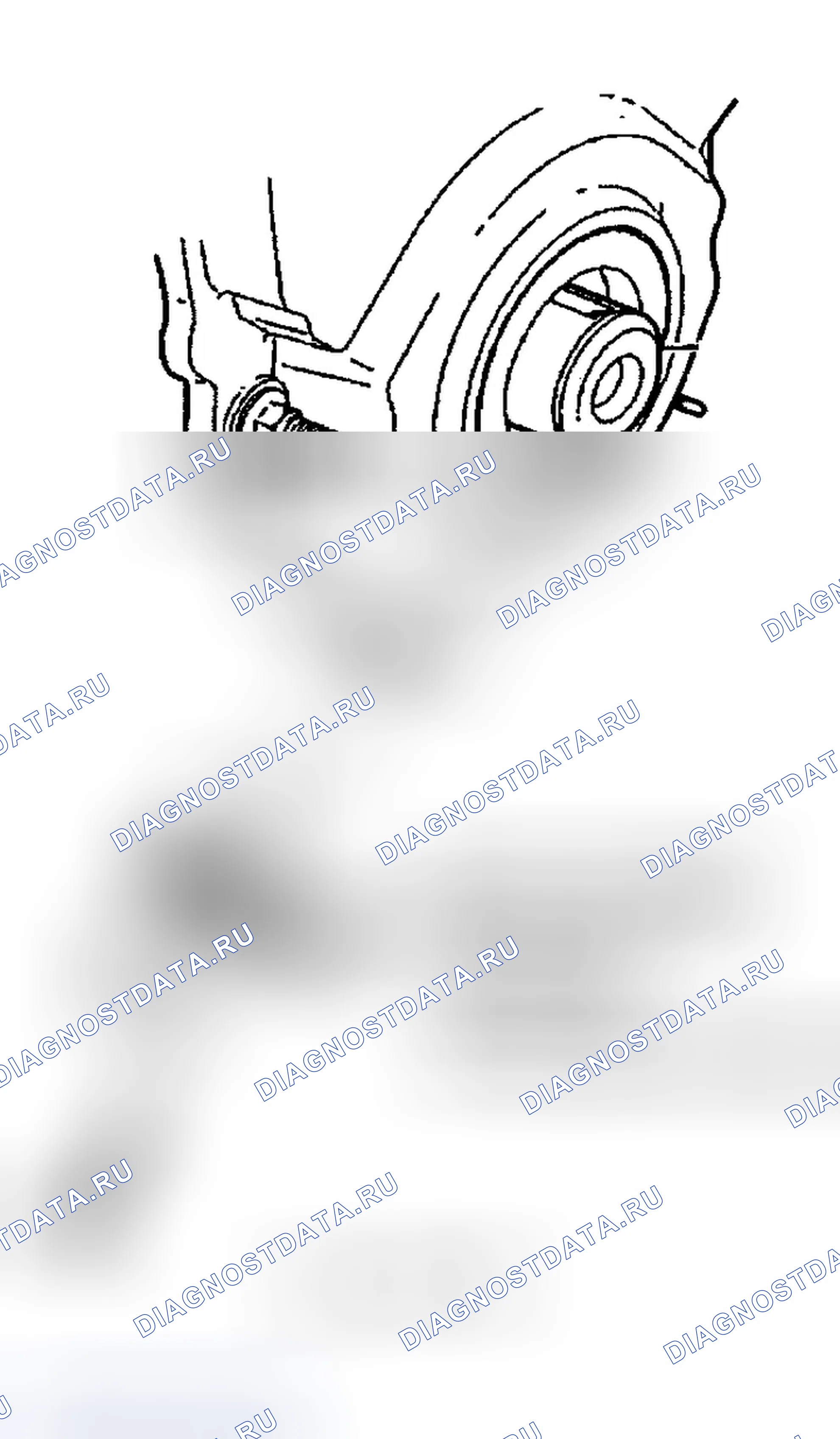 Рис. 3: Датчик положения коленчатого вала. GMC Savana H2500 