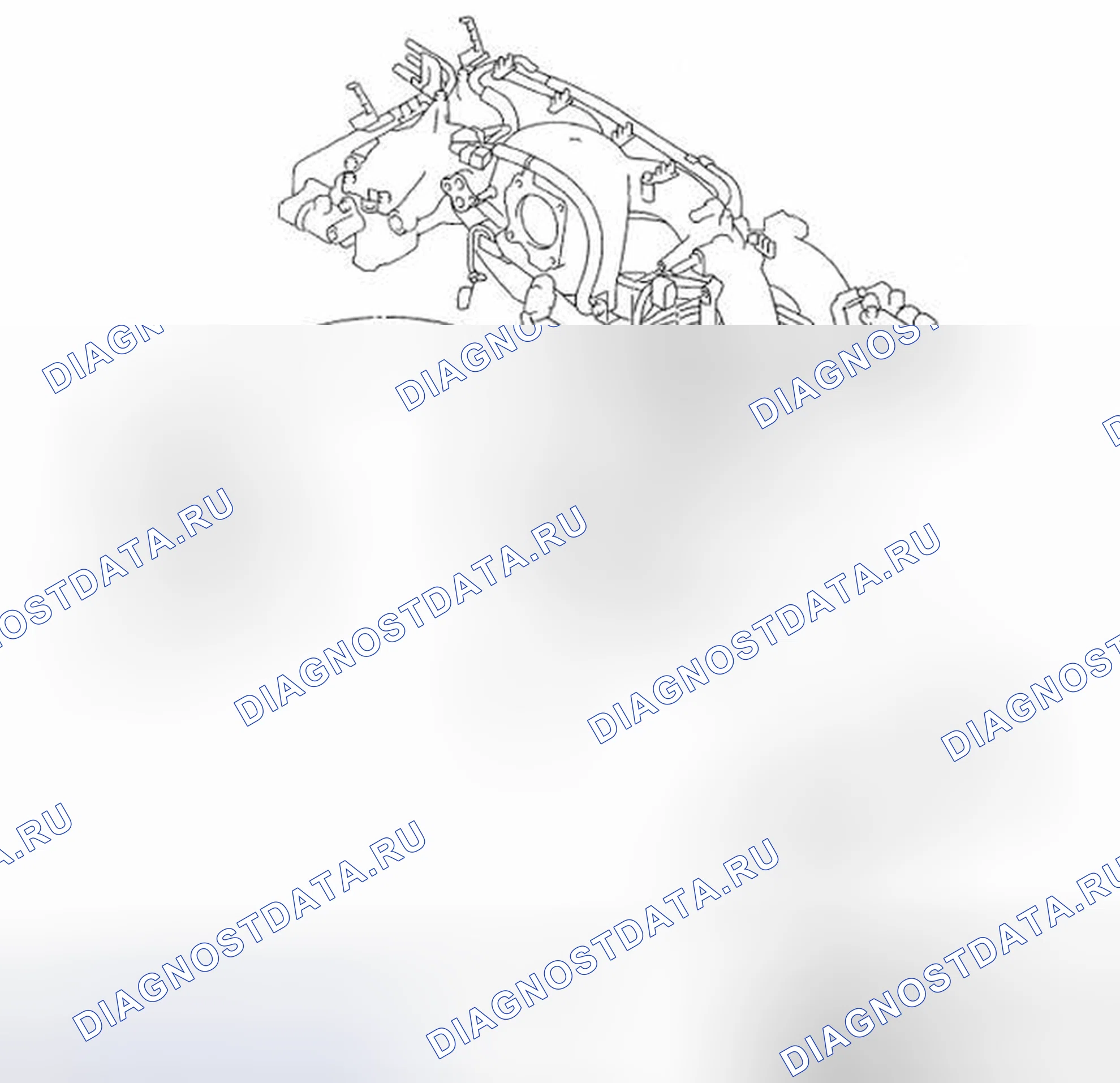 Рис. 6: Идентификация компонентов системы зажигания. Subaru Impreza GD/GC/GG рестайлинг 2
