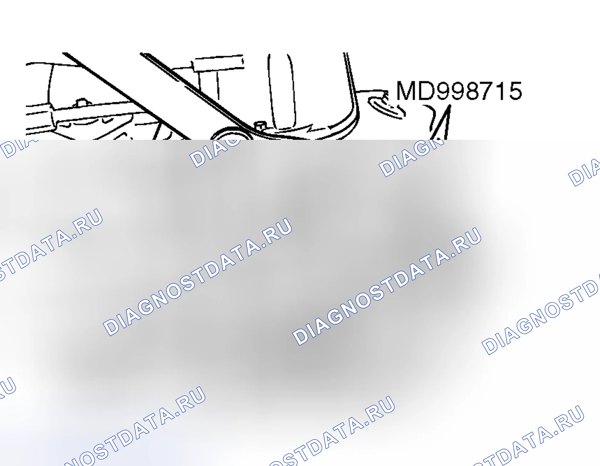 Рис. 124: < < B > > СНЯТИЕ ЗВЕЗДОЧКИ РАСПРЕДЕЛИТЕЛЬНОГО ВАЛА. Mitsubishi Endeavor I