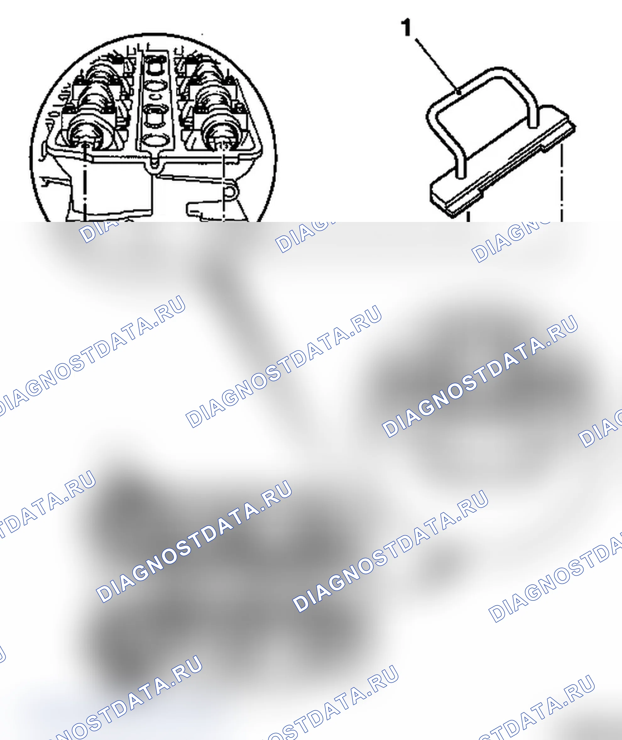 Замена уплотнения штока клапана (Z 10 XE, Z 10 XEP, без кондиционера, ЛР). Opel Corsa C