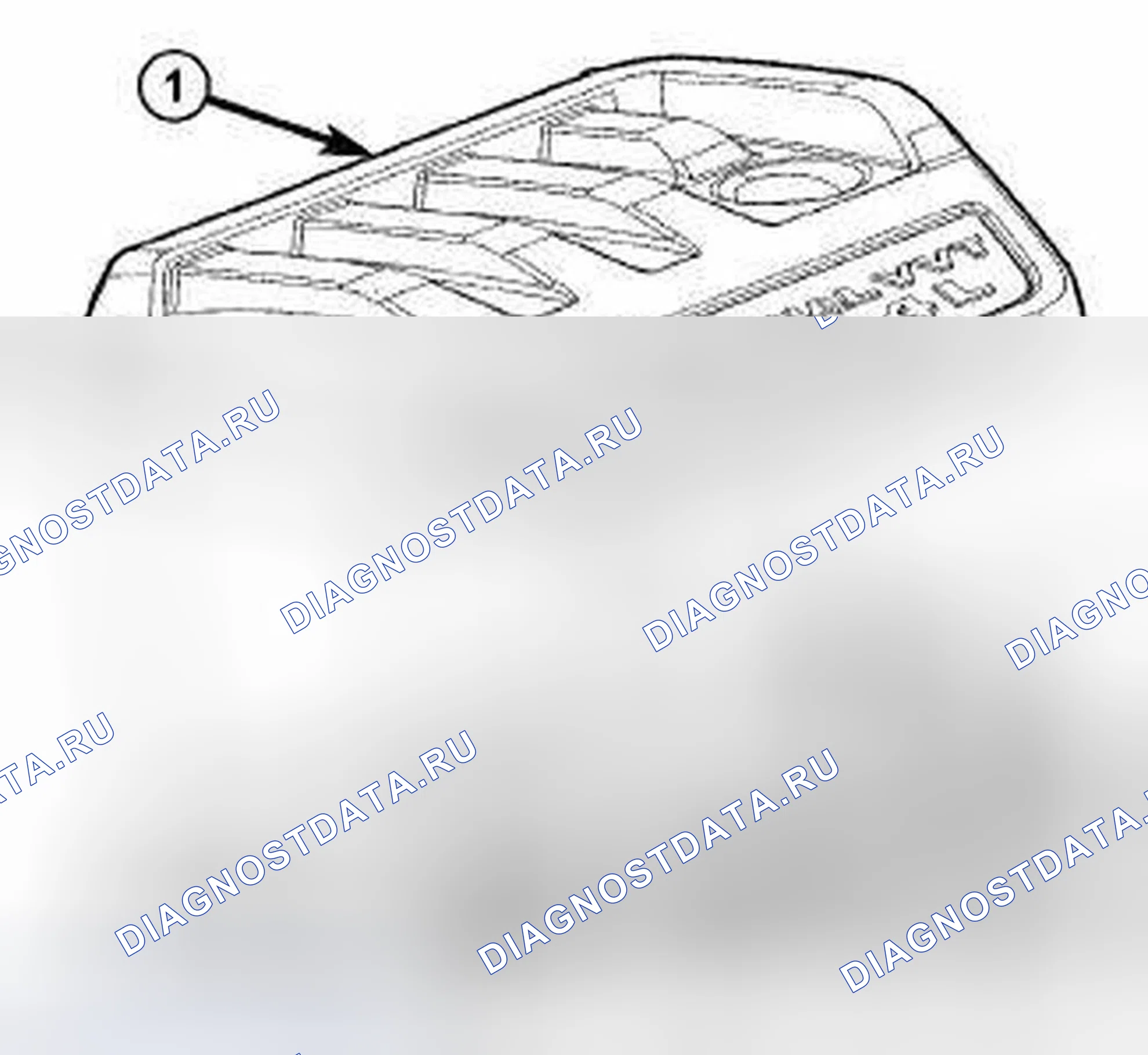Рис. 760: КРЫШКА ДВИГАТЕЛЯ. Jeep Compass I рестайлинг 2