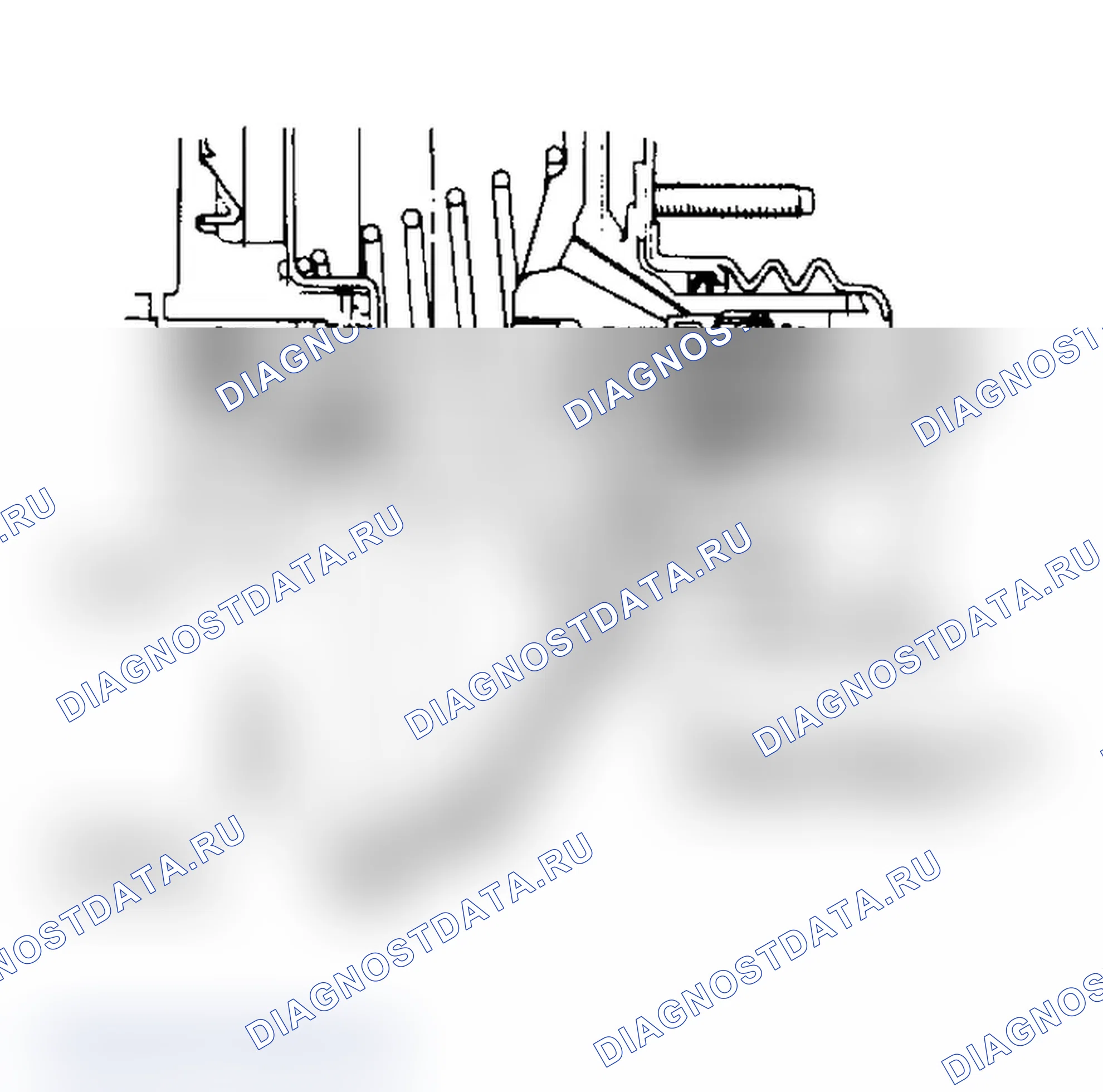 Рис. 7: УСИЛИТЕЛЬ ТОРМОЗОВ. Dodge Grand Caravan I