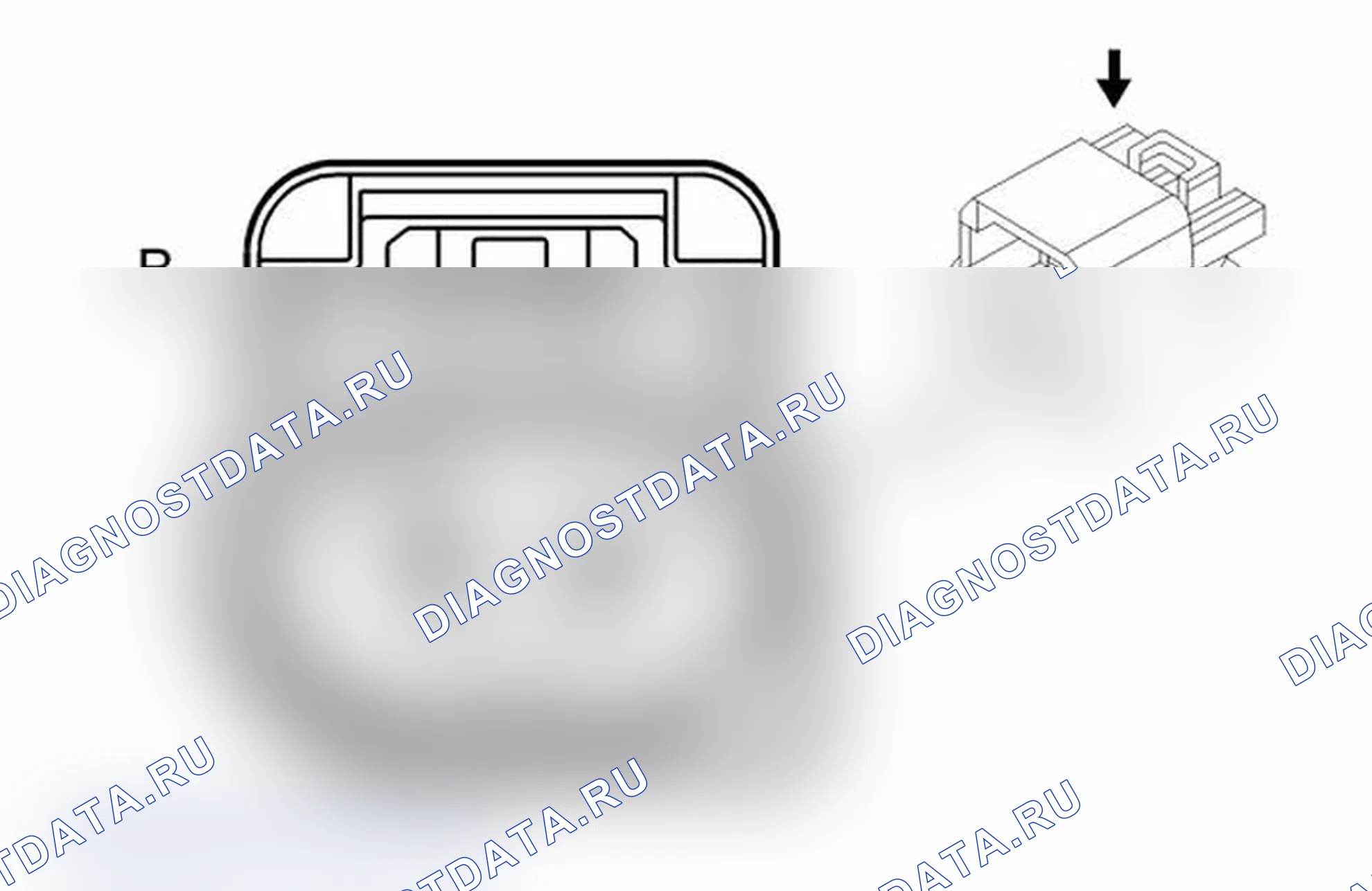 Рис. 264: Датчик детонации (датчик детонации) 1 (LZ4 или LZE). Pontiac G6 I final